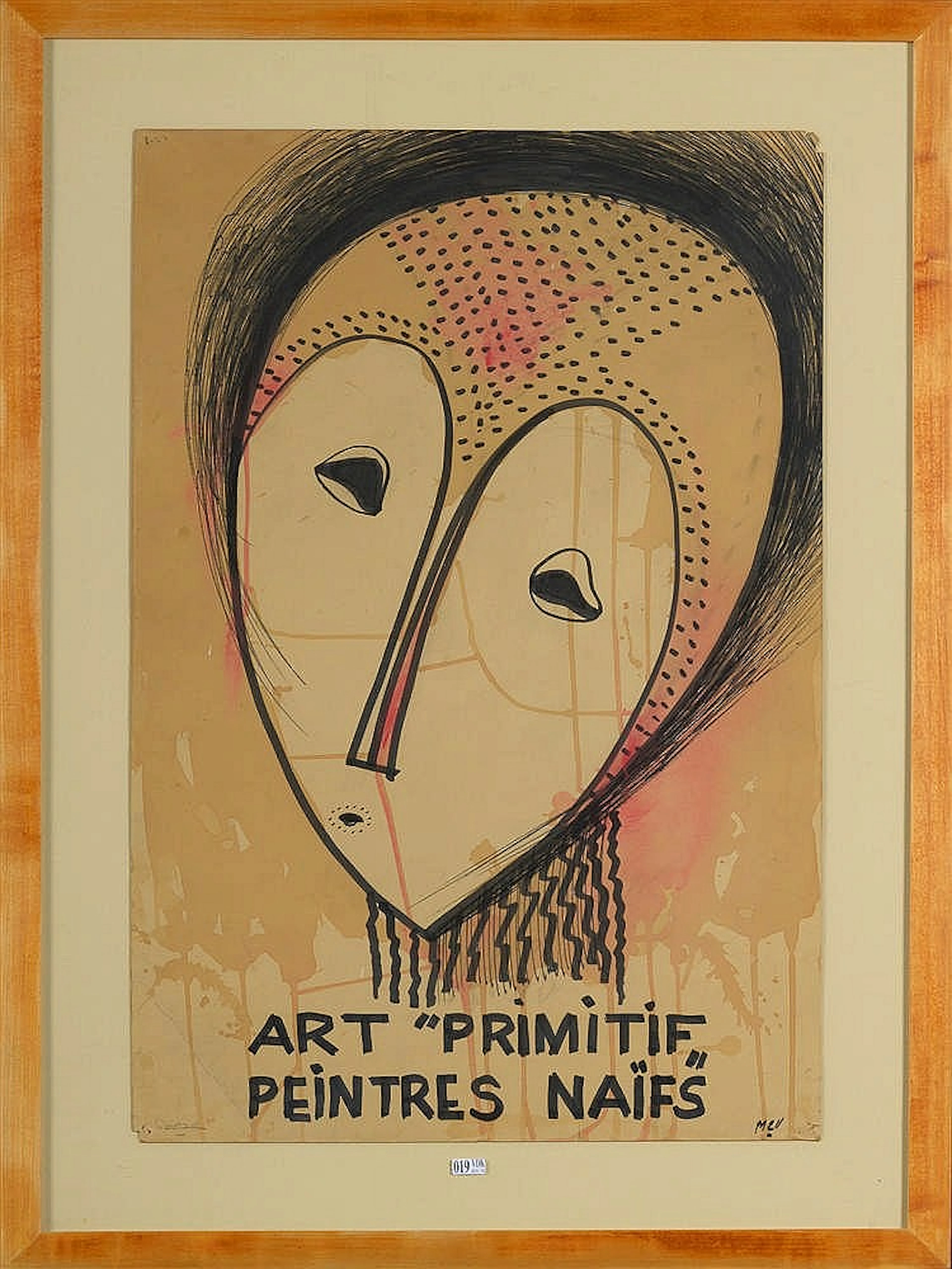 MESTACH Jean Willy (1936 - 2014) - "Art primitif - peintres naïfs" aquar