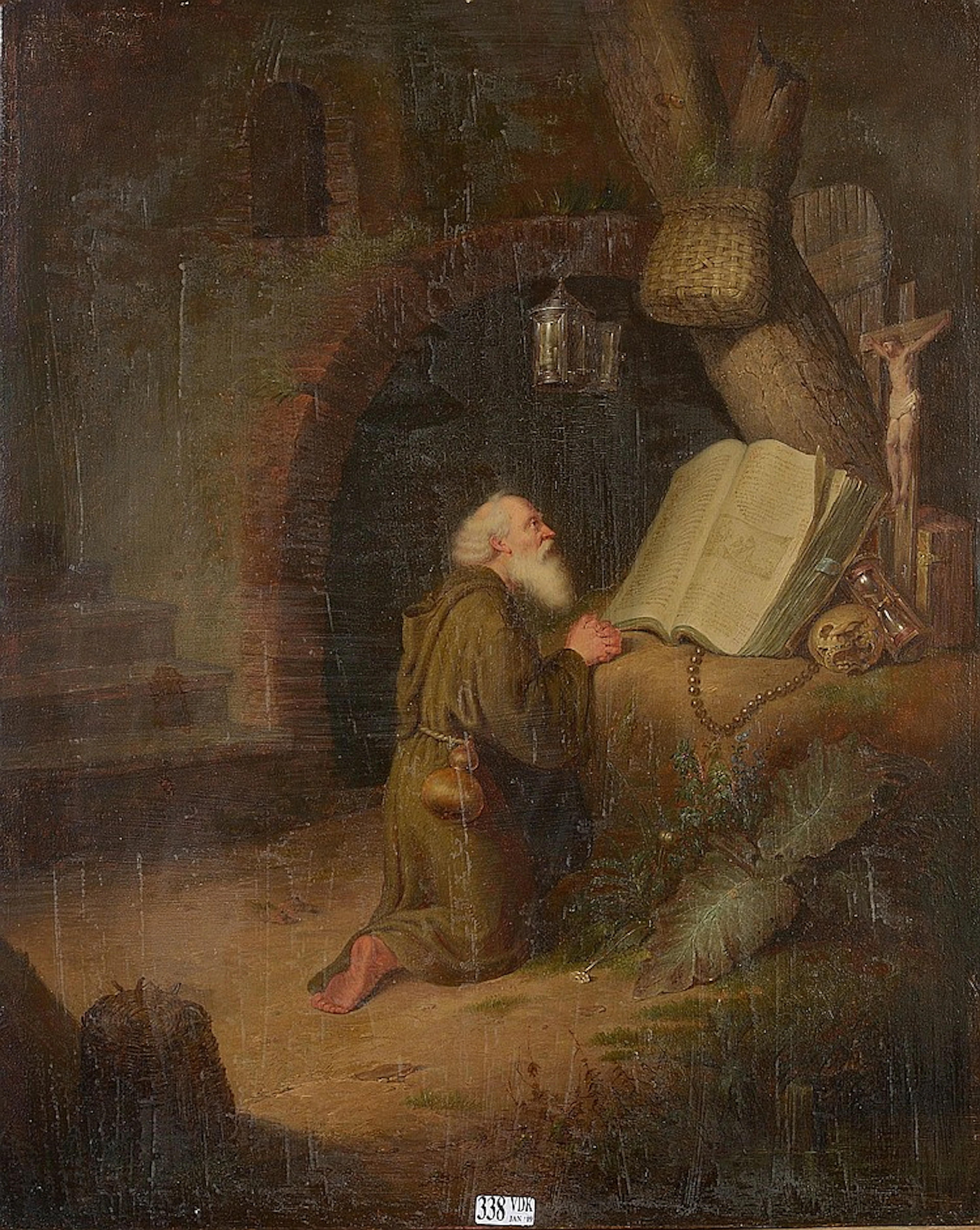 DOU Gérard (1613 - 1675) - Huile sur panneau de ch