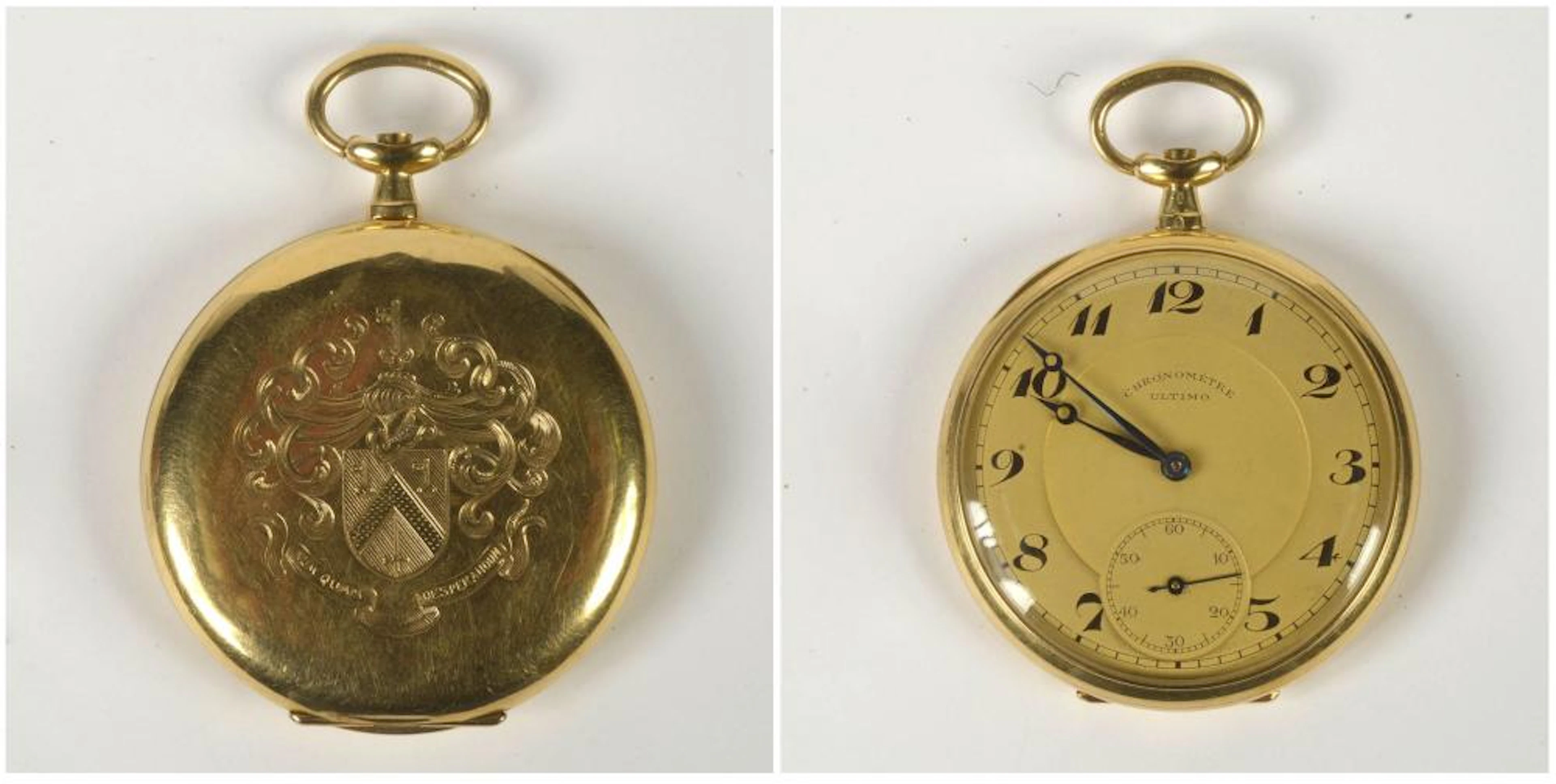 Montre gousset en or jaune 18 carats de marque Ultimo