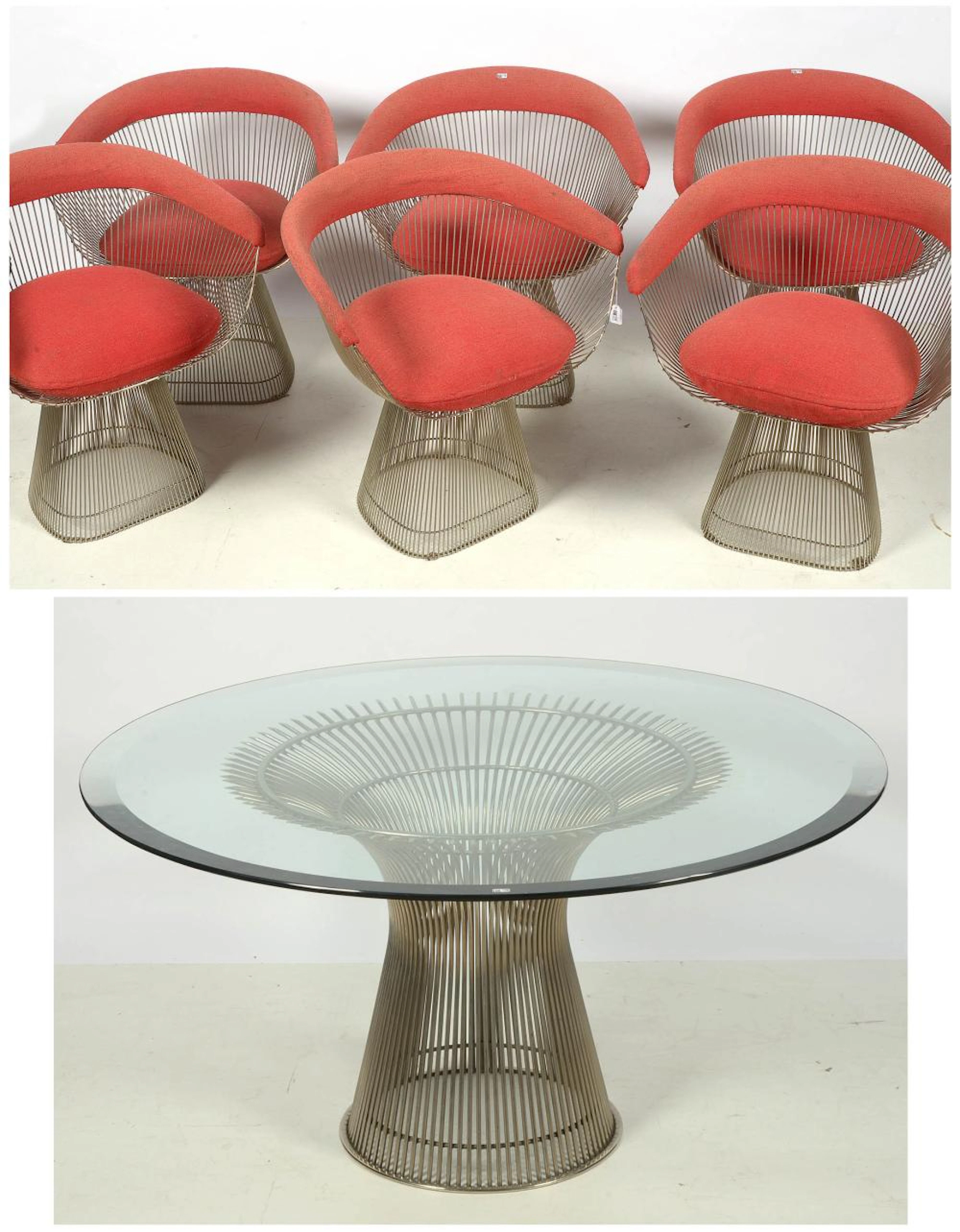 Mobilier PLATNER Warren (1919 - 2006) Table de salle à...