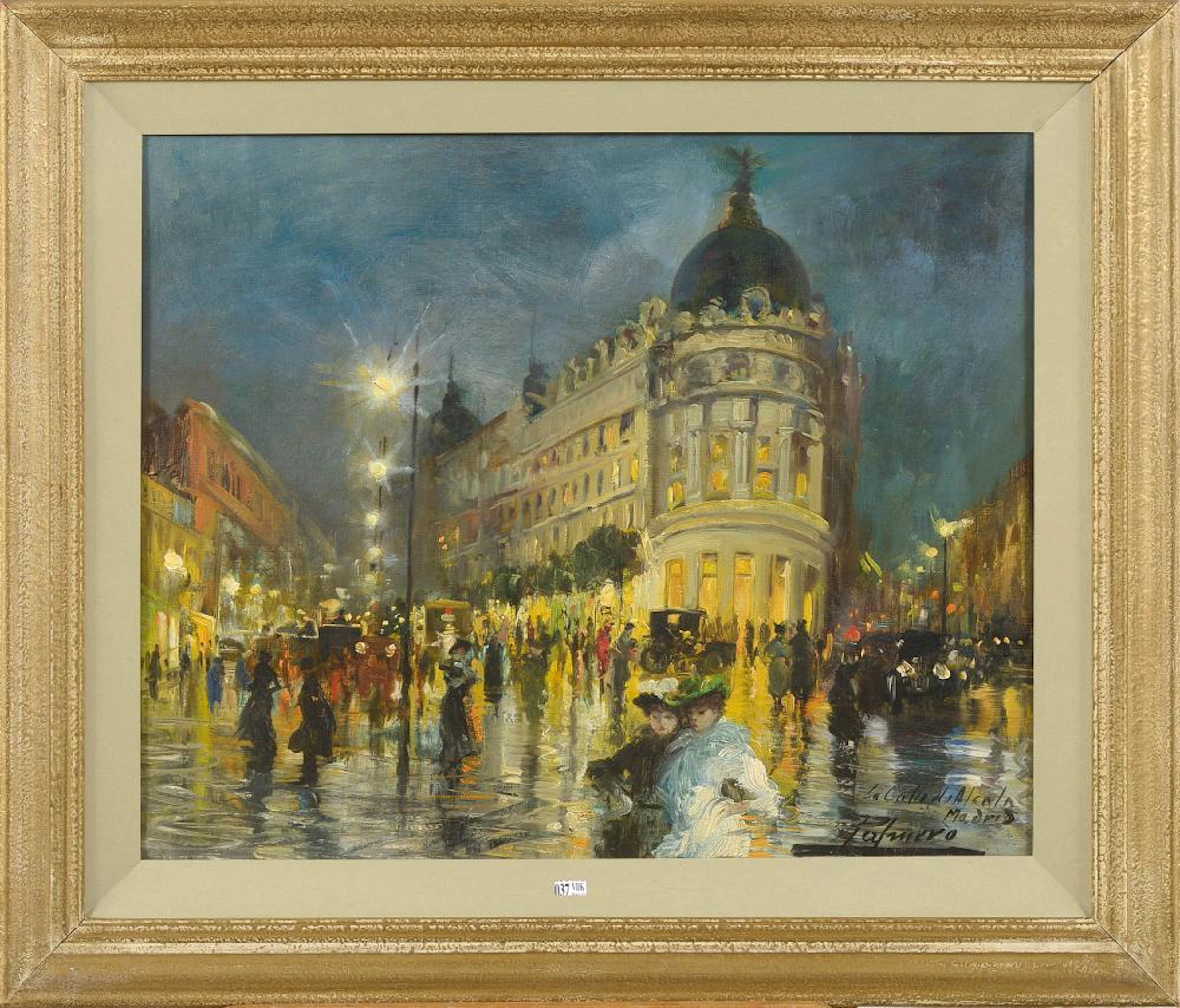 Tableaux PALMERO DE GREGORIO Alfredo (1901 - 1991) Huile...