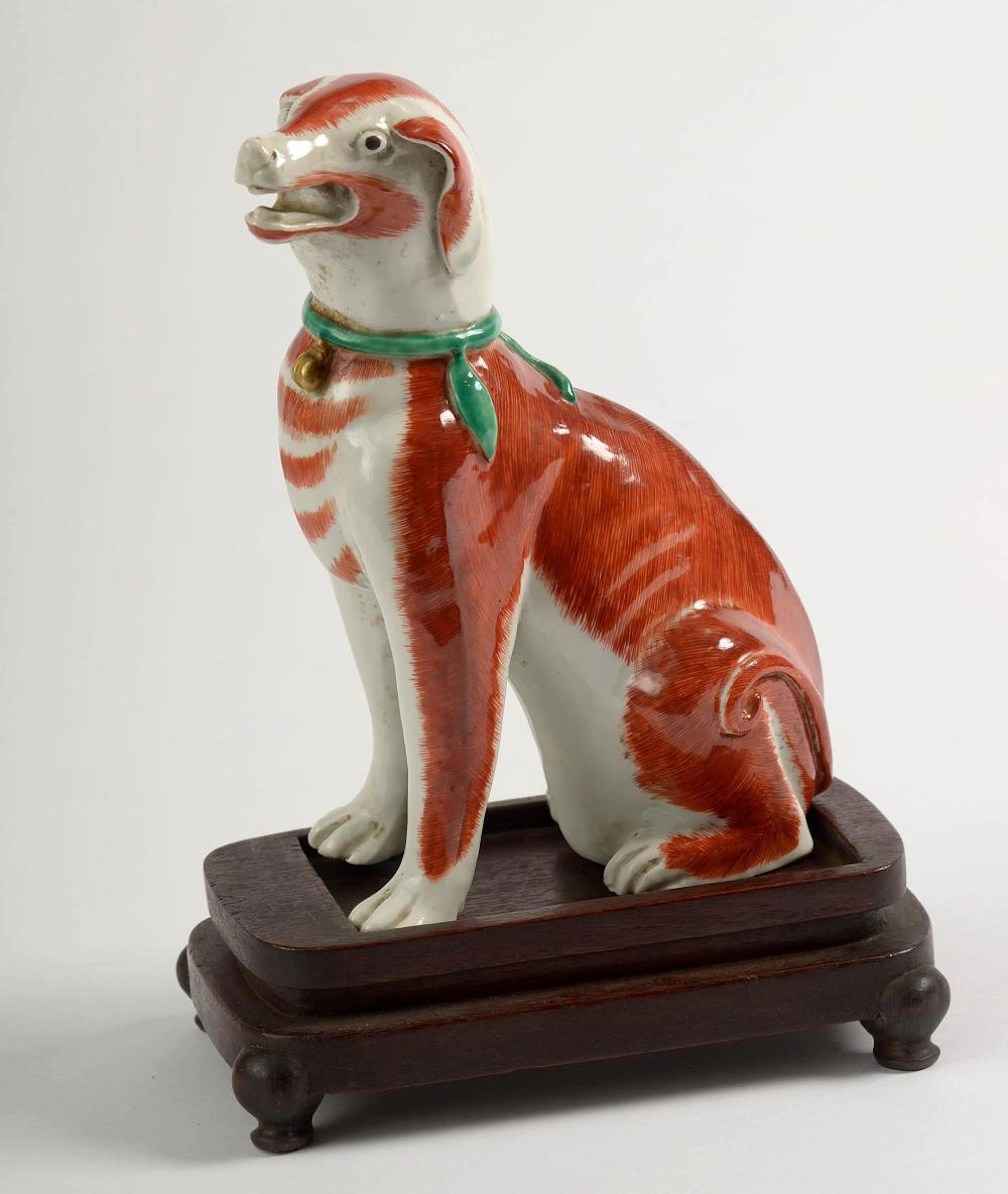 Art Asiatique Statuette en porcelaine polychrome de chine...