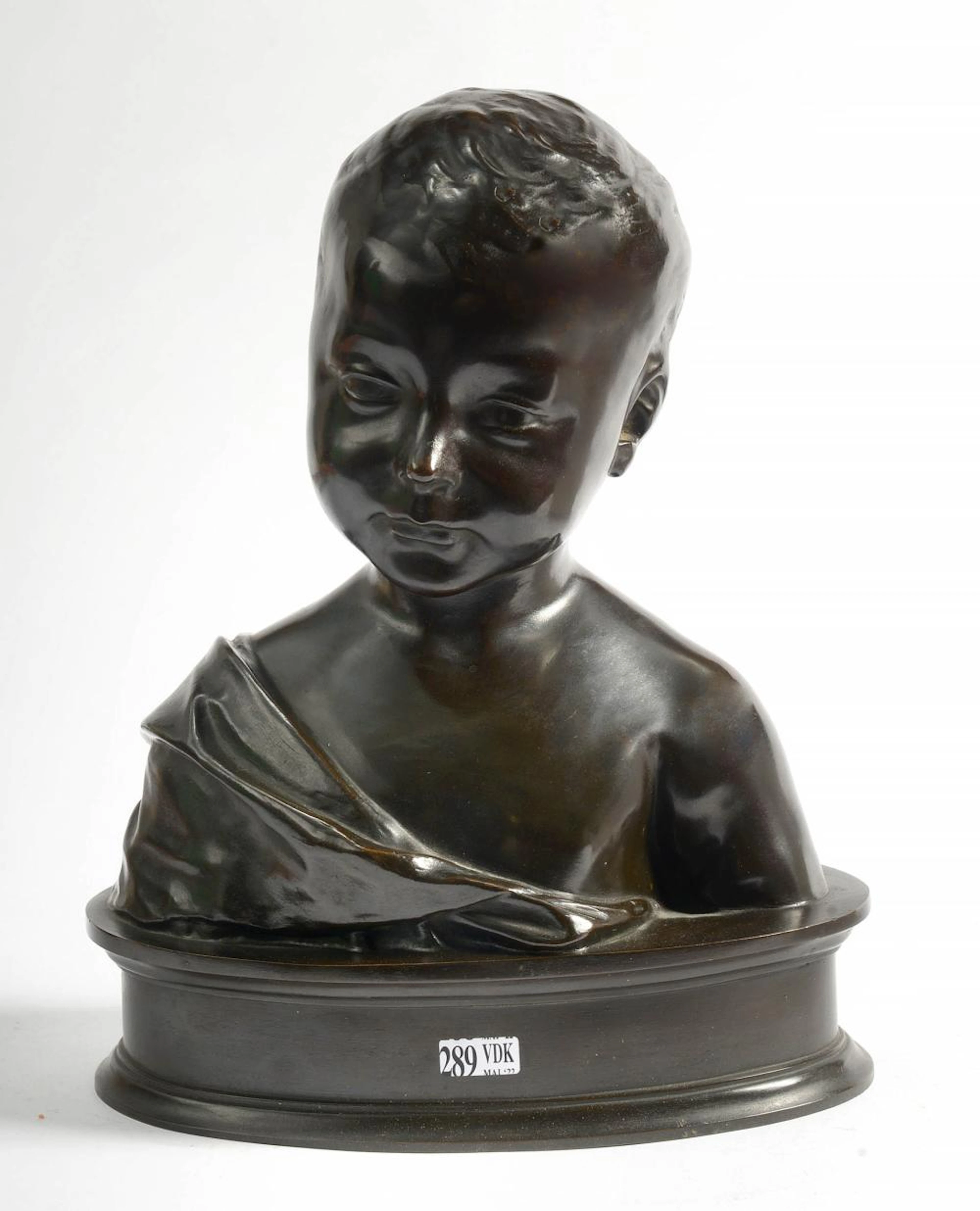 Sculptures DONATELLO (vers 1386-1466) "Buste d'enfant" en...