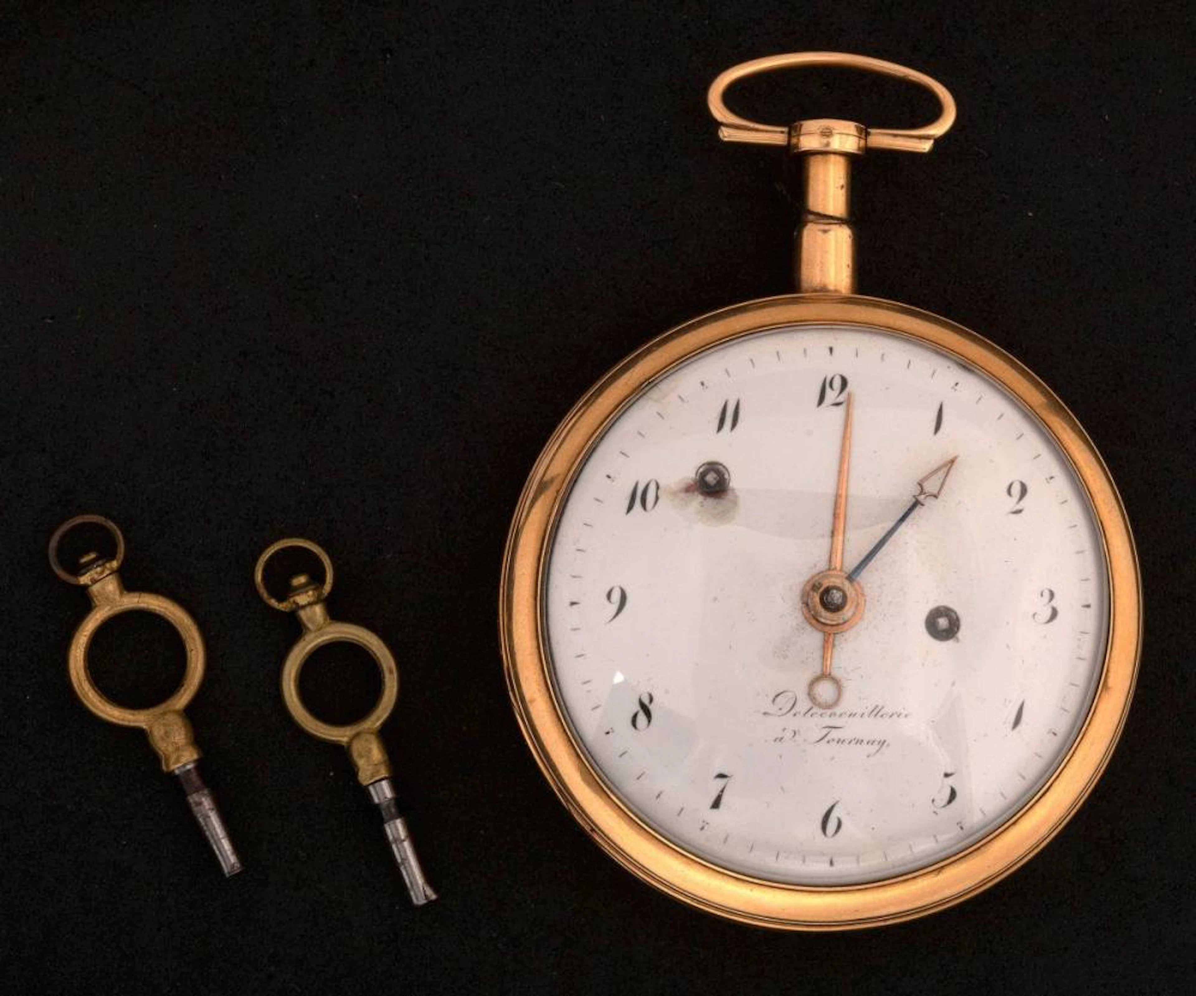 MONTRE DE GOUSSET EN OR JAUNE 18 CARATS