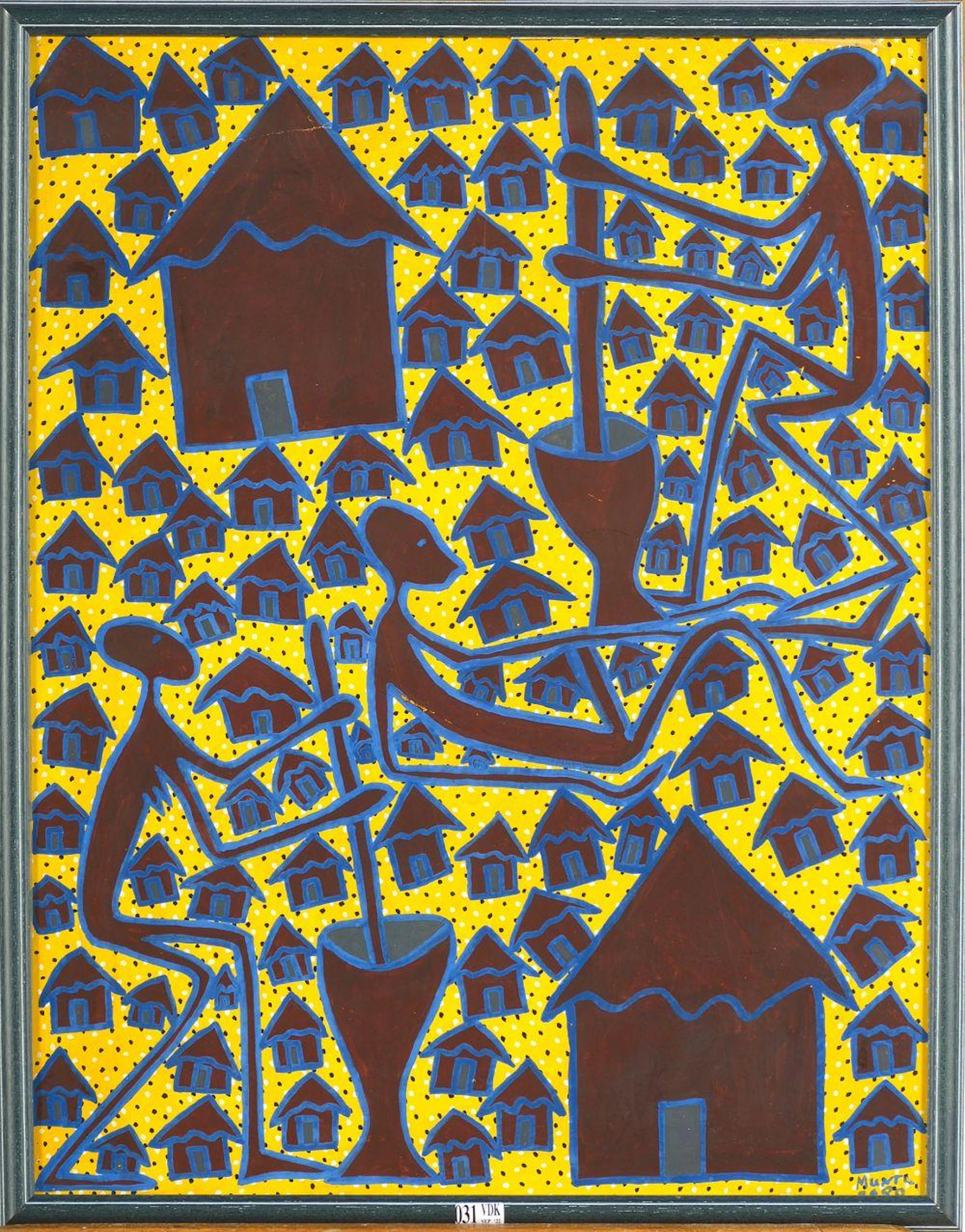 MODE MUNTU (1940 - 1985) - "PERSONNAGES AUX MORTIERS DANS...
