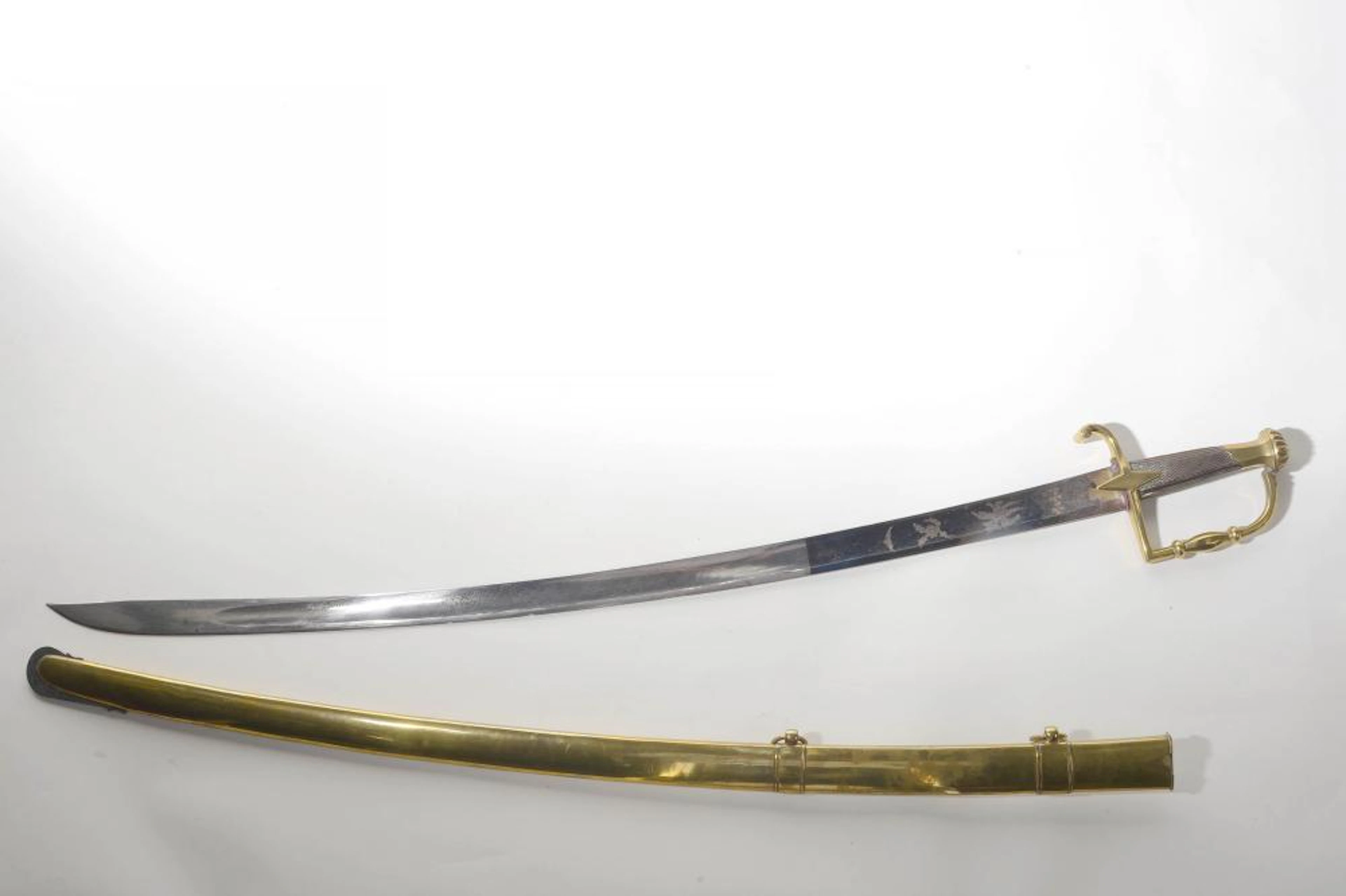 Sabre 1er Empire de cavalerie légère à monture à une...