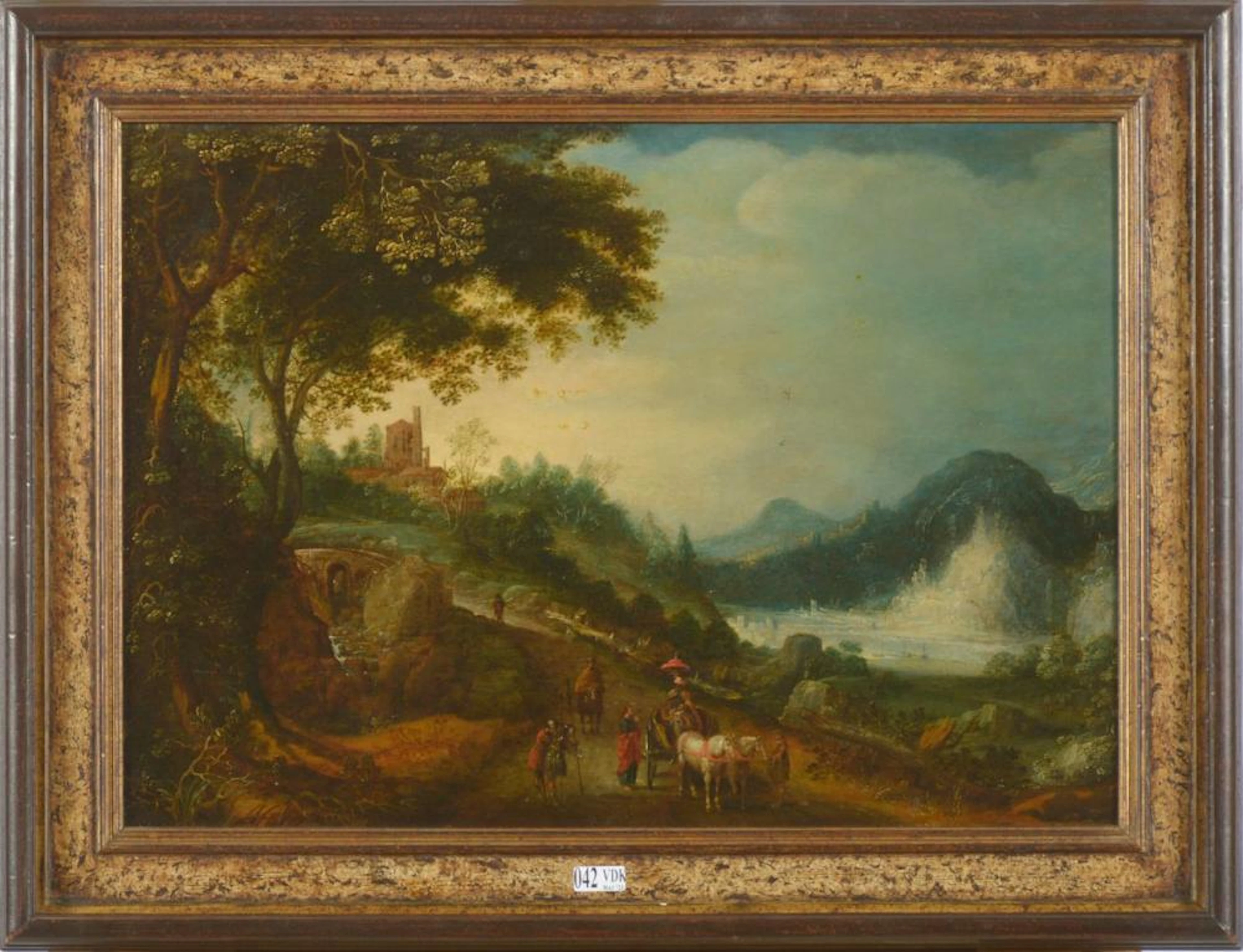 VAN STALBEMPT ADRIAEN (1580 - 1662) - HUILE SUR PANNEAU...