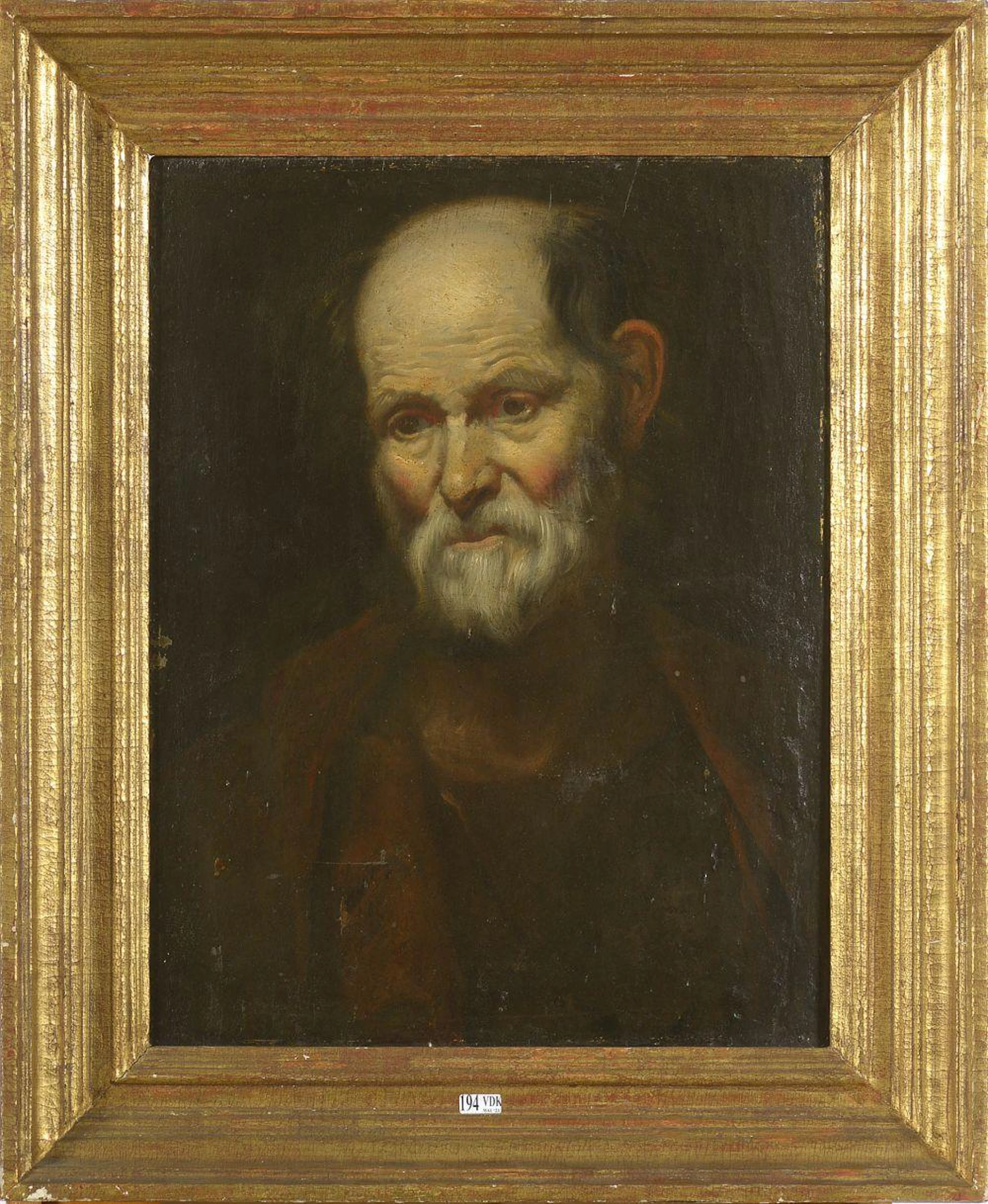 DE RIBERA JUSEPE (1588 - 1652) - HUILE SUR PANNEAU...