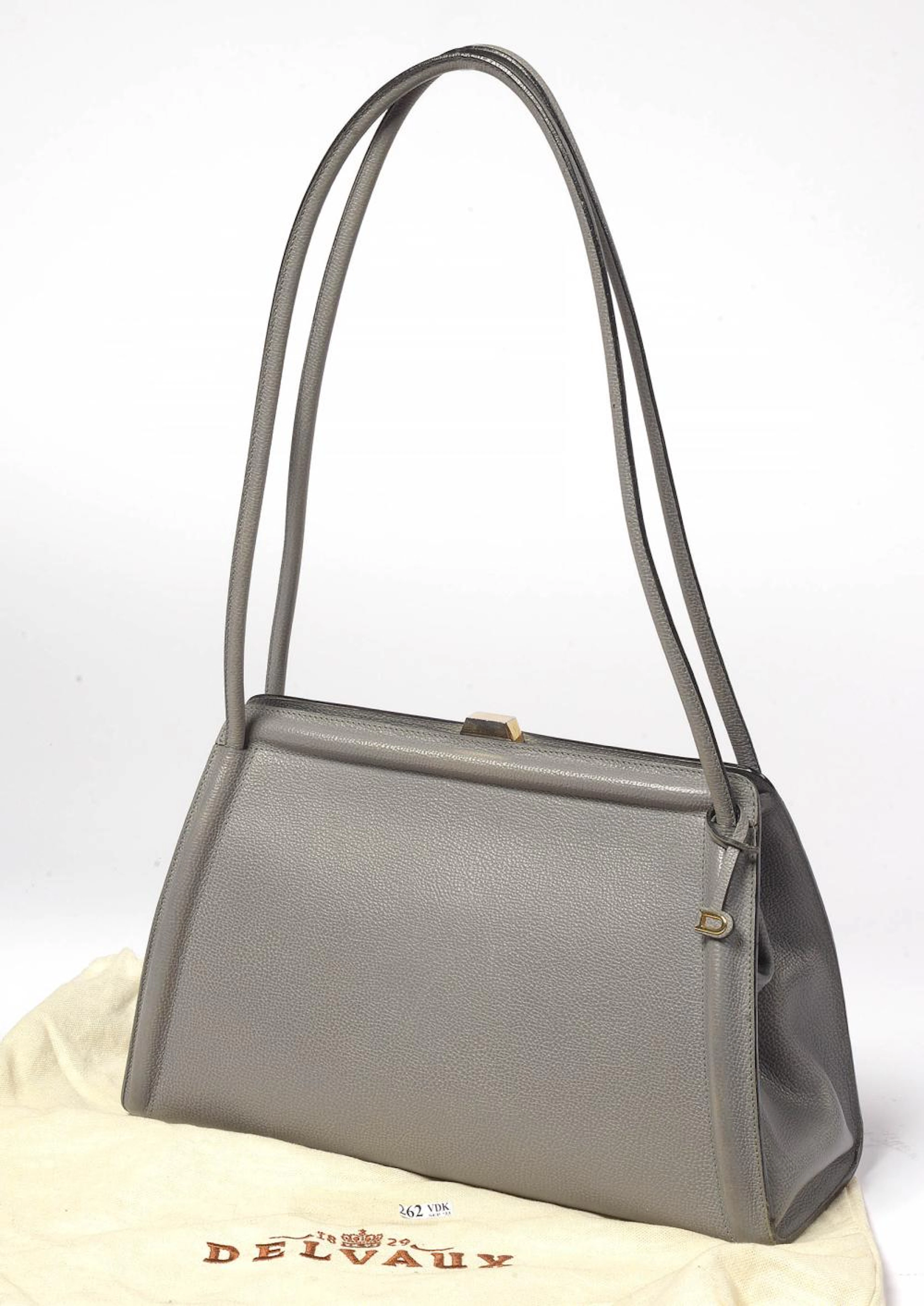 Vintage et Haute Couture DELVAUX Sac à main de marque Delvaux en cuir