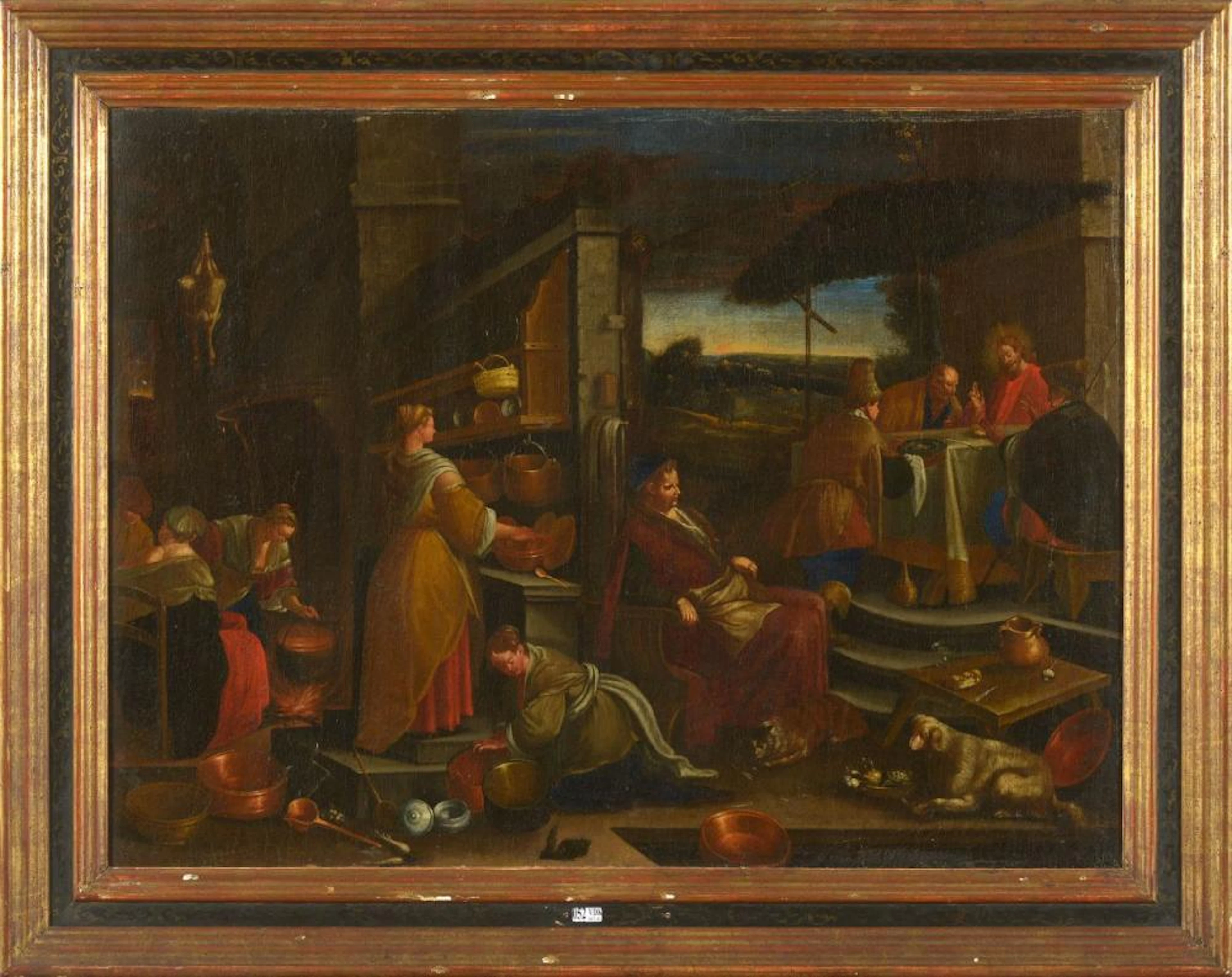 BASSANO Jacopo (c. 1510/15 - c. 1592) Huile sur toile marouflée sur toile "