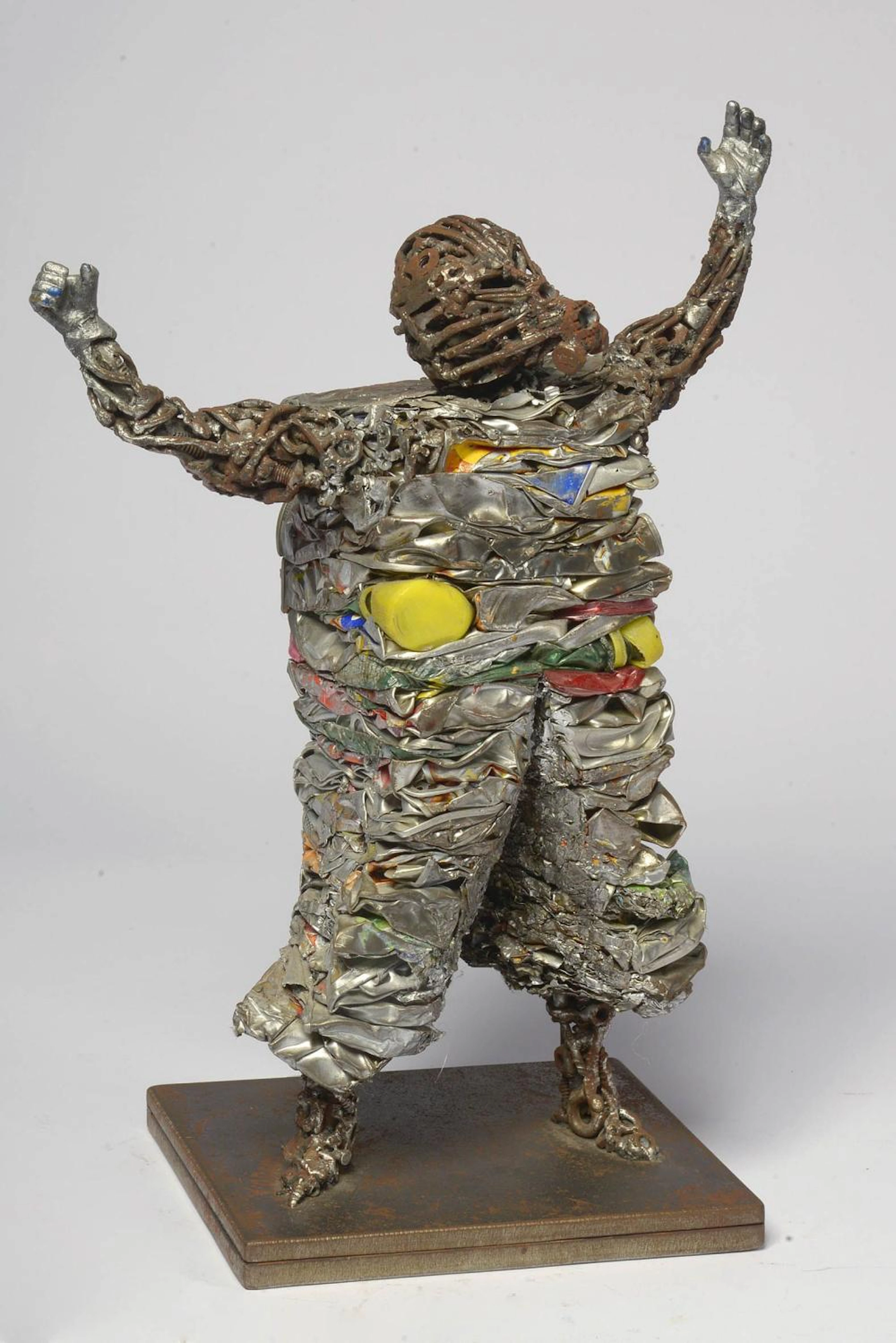 LONGO Robert (1953) "Personnage" sculpture en acie?