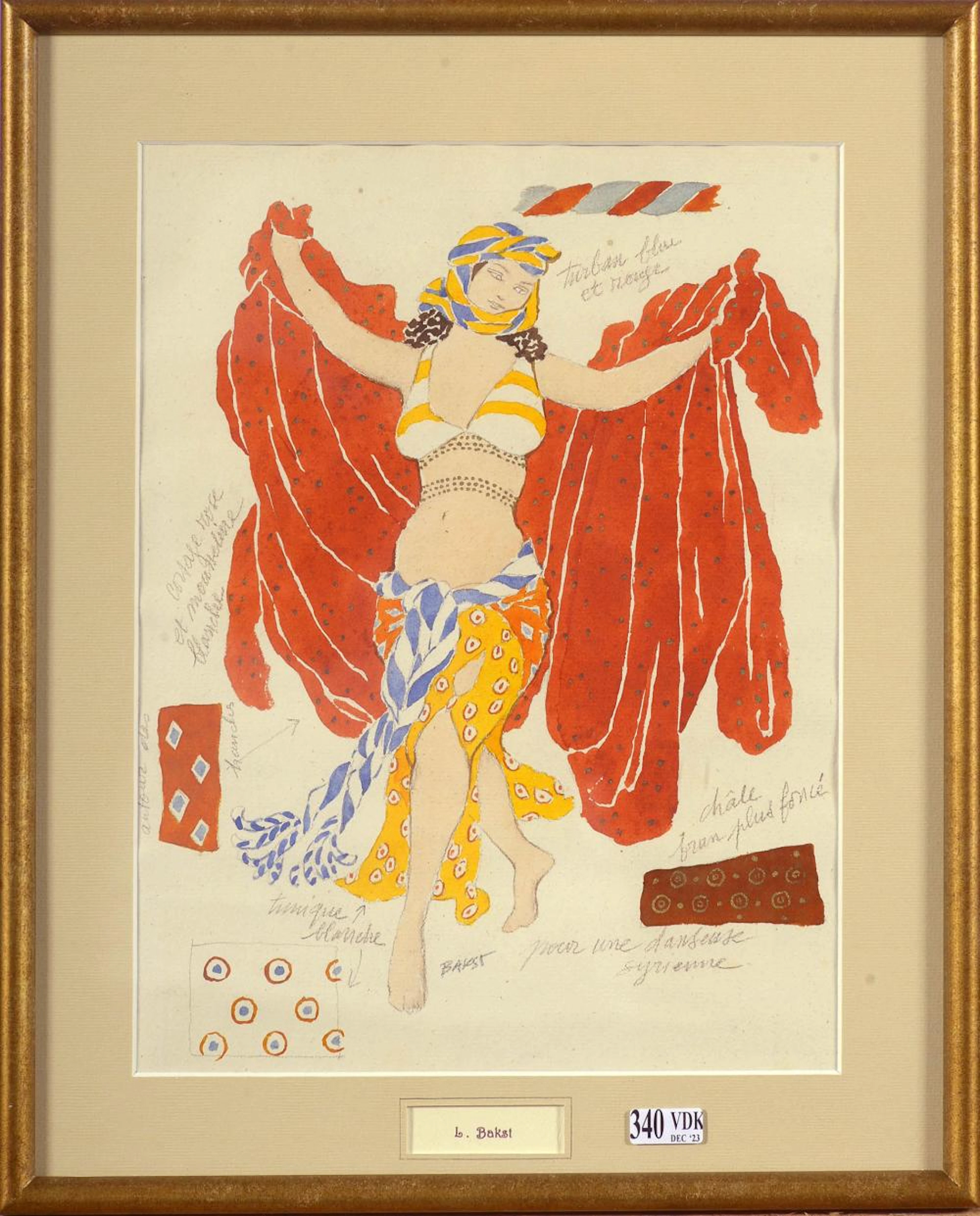 BAKST Léon (1866 - 1924) Atelier de