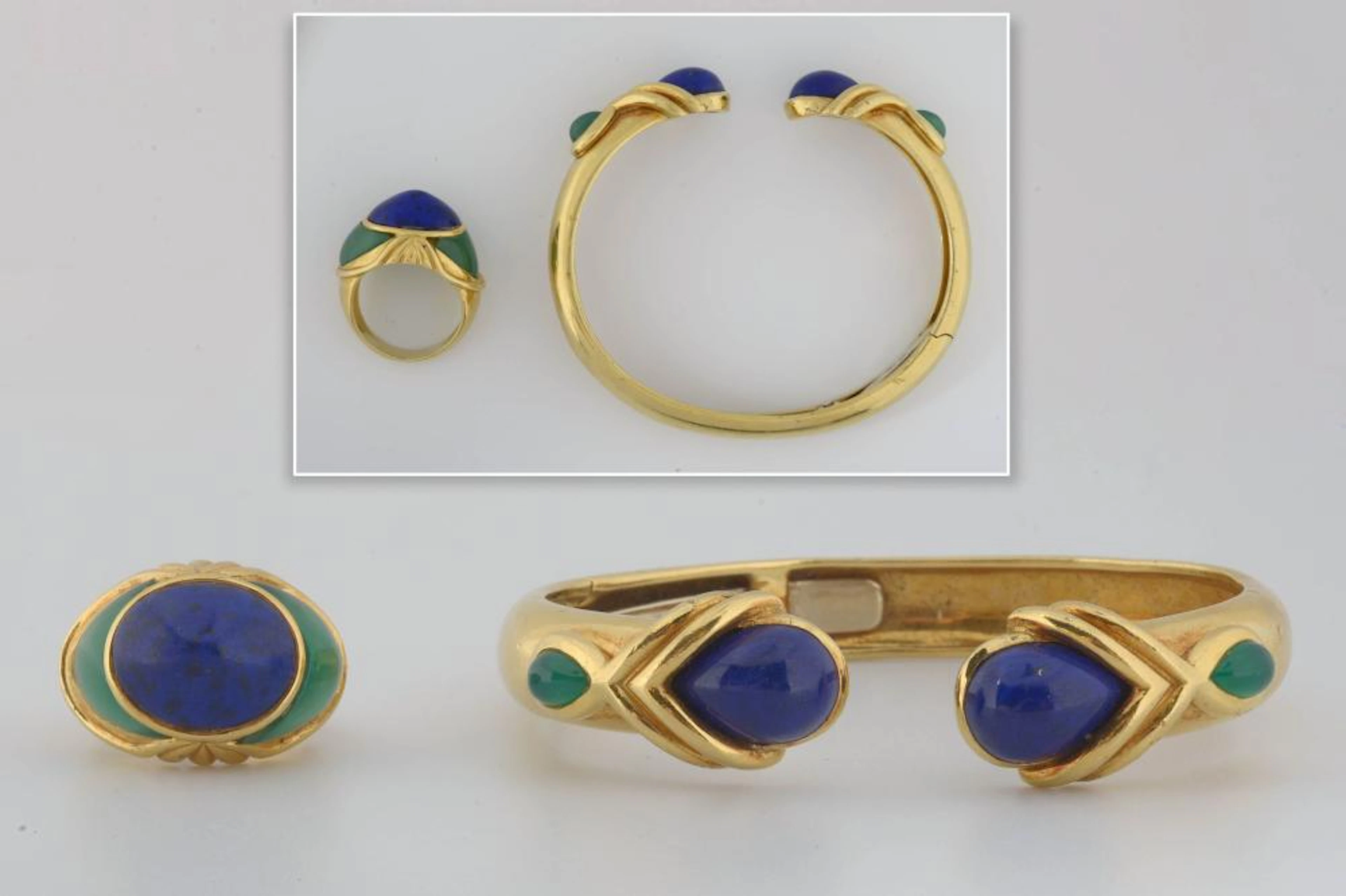 Ravissante parure comprenant un bracelet et une ba?