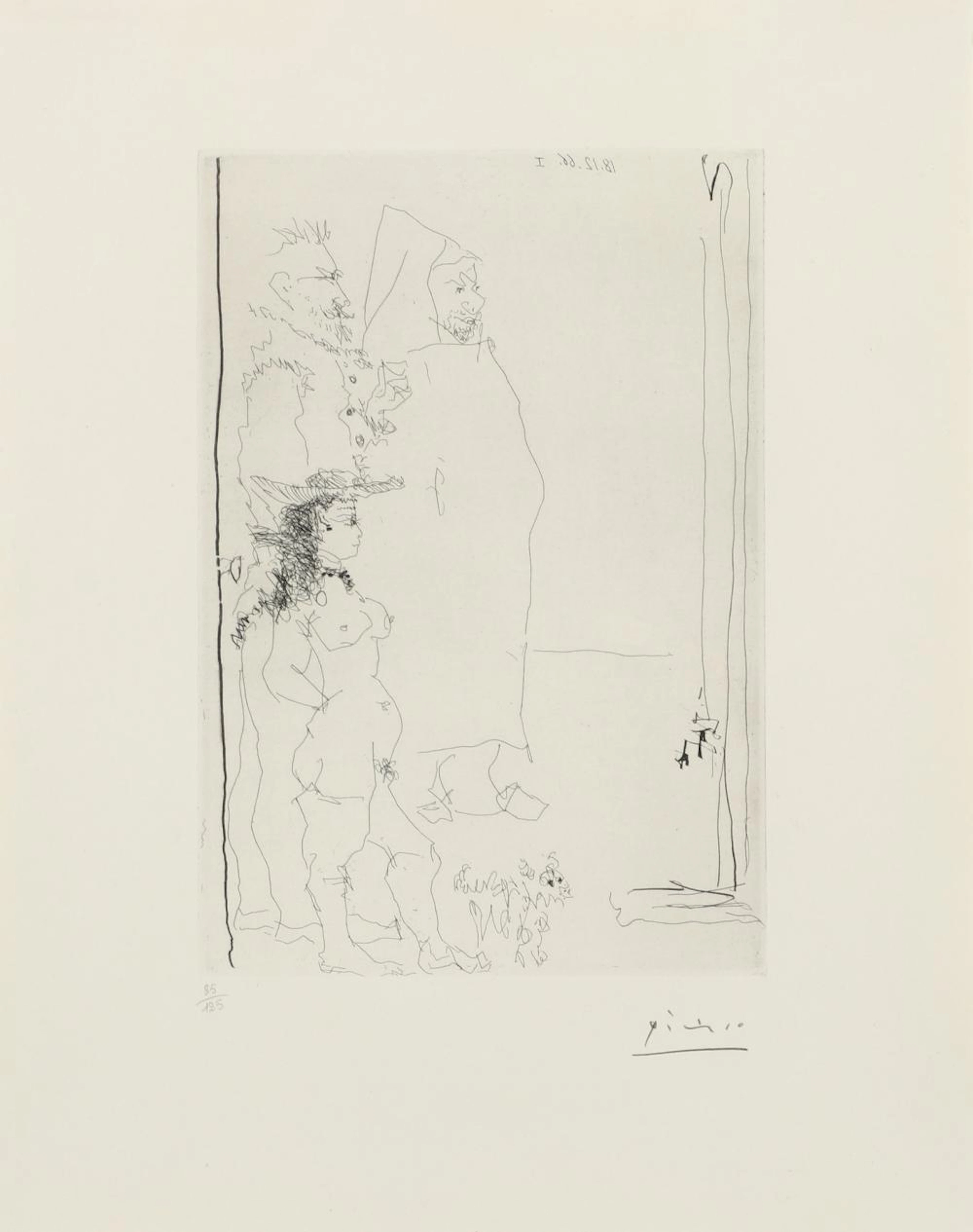 Pablo Picasso, r.u.handsig.