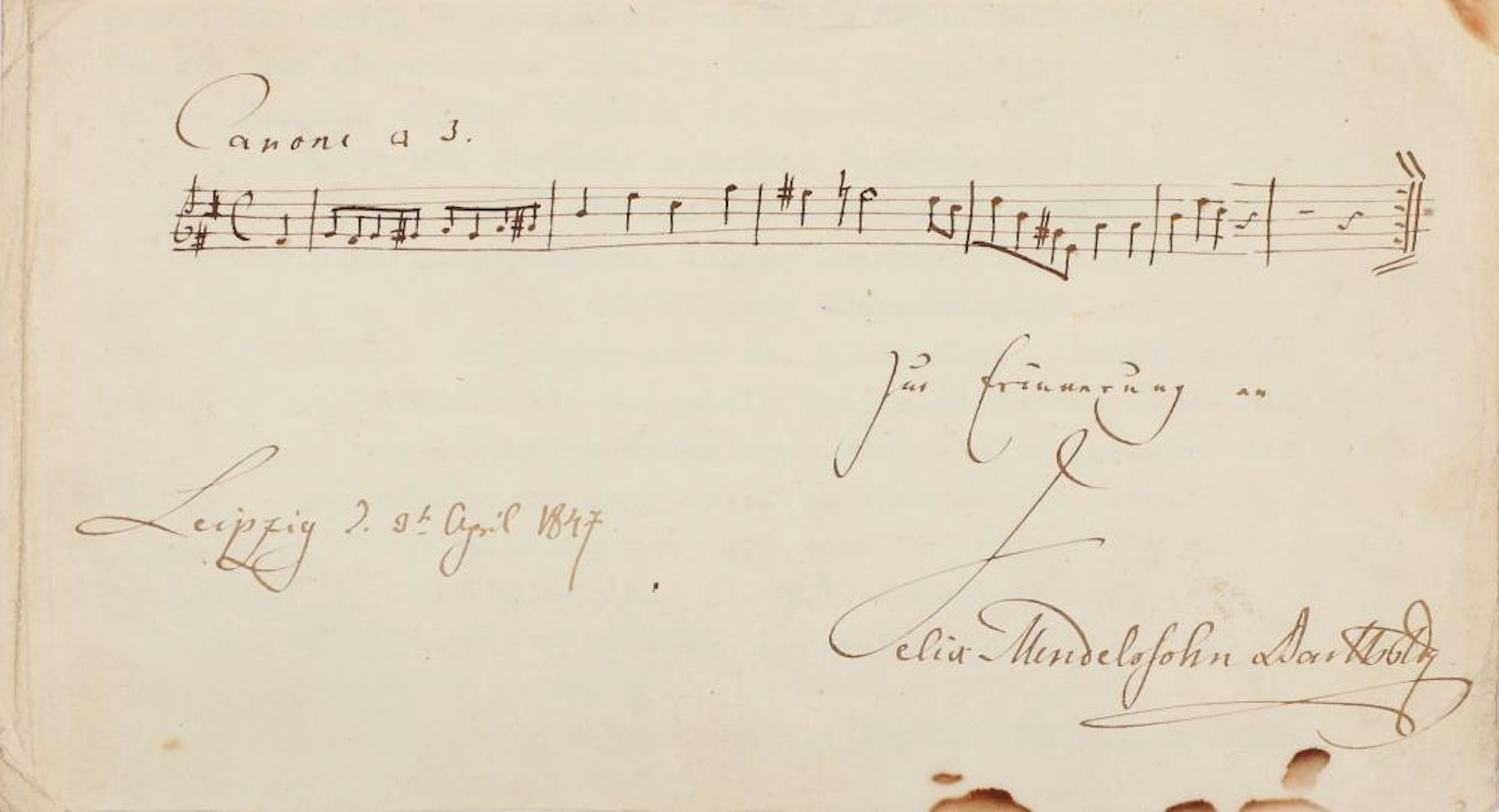 Felix Mendelssohn Bartholdy