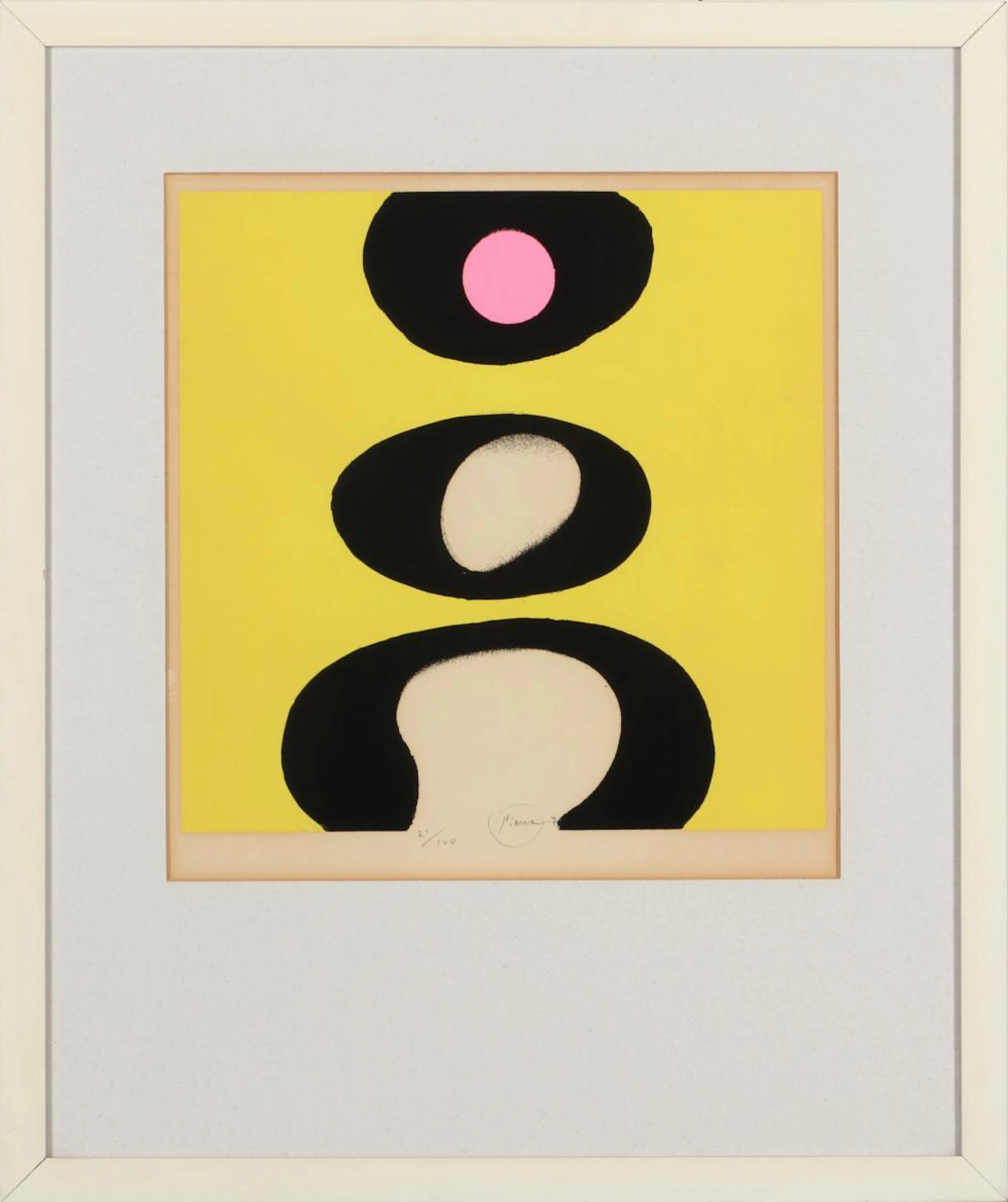 Otto Piene, m.u.handsig., dat. (19)70