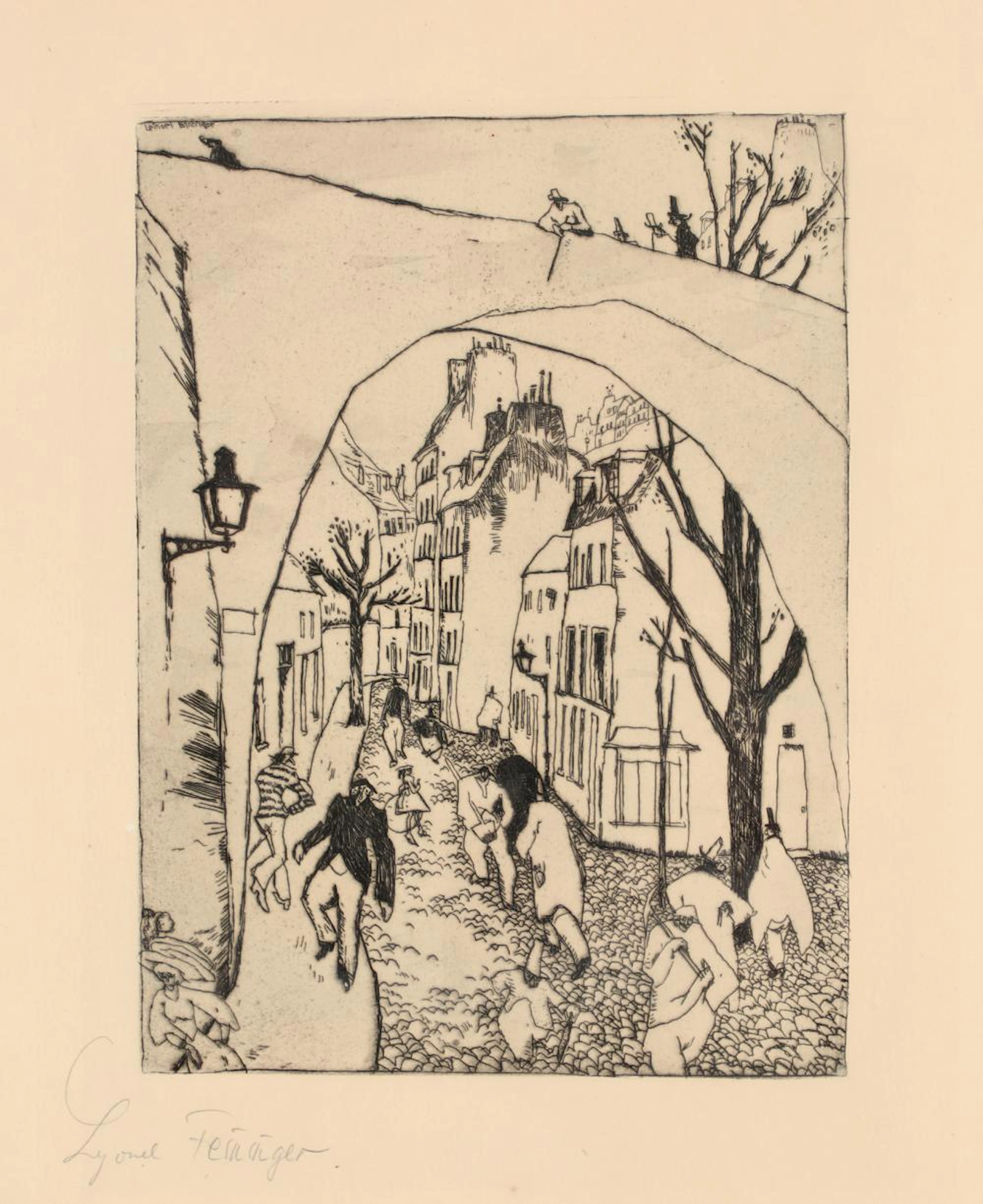 Lyonel Feininger, l.u.handsig.