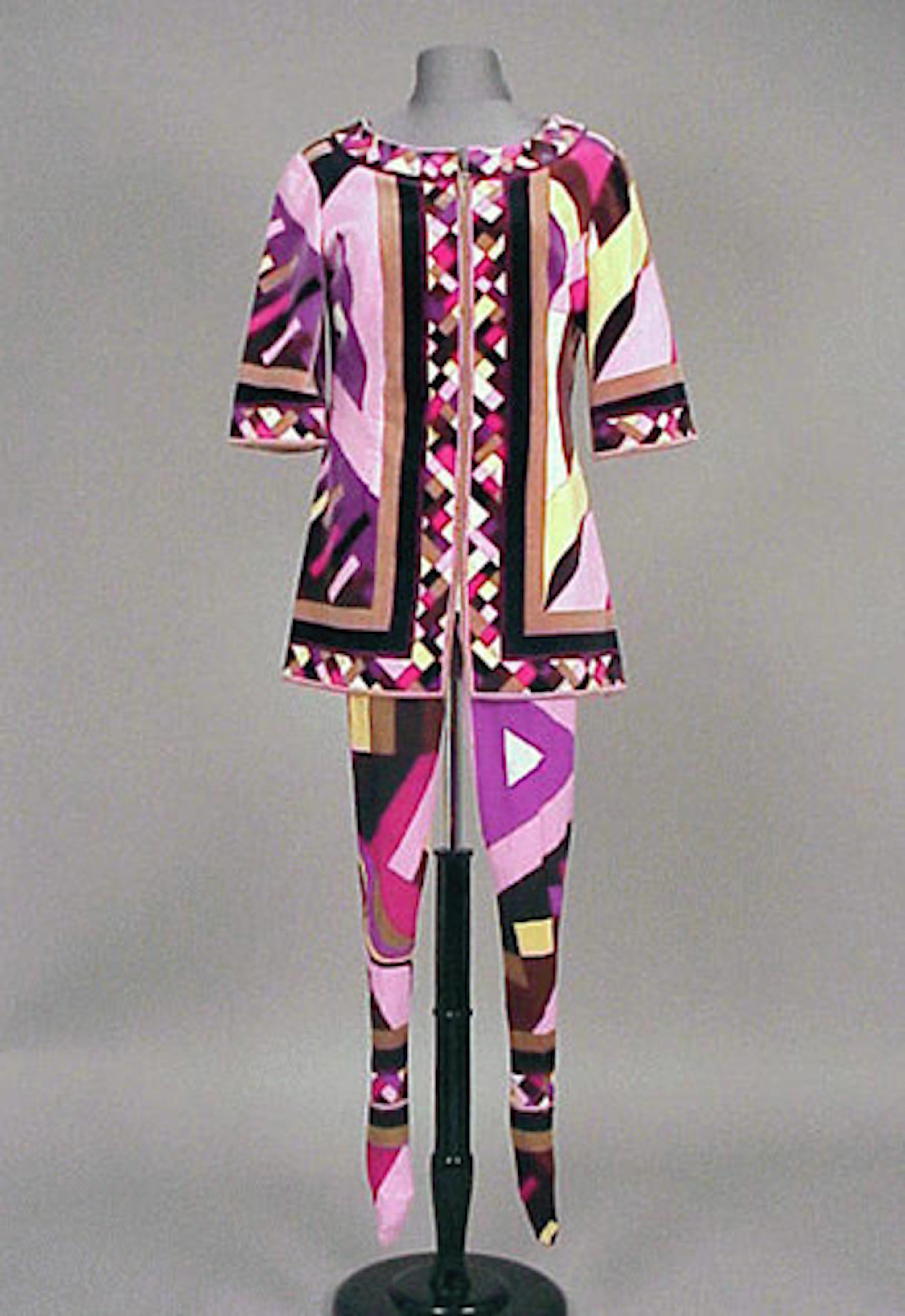 Pucci Velveteen Cityscape Tunic and Tights