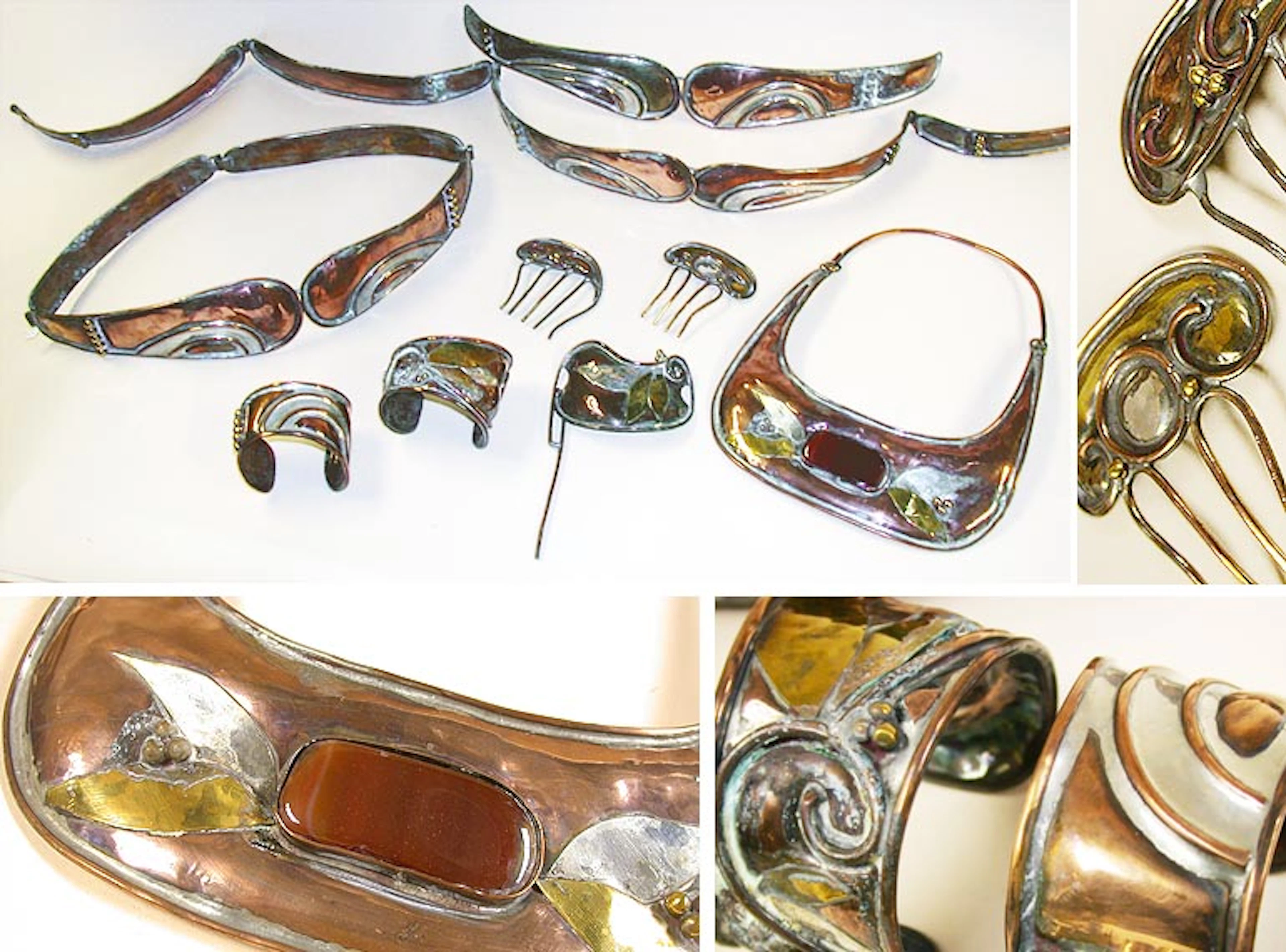 Group of Janina and Lars Nielsen Jewelry