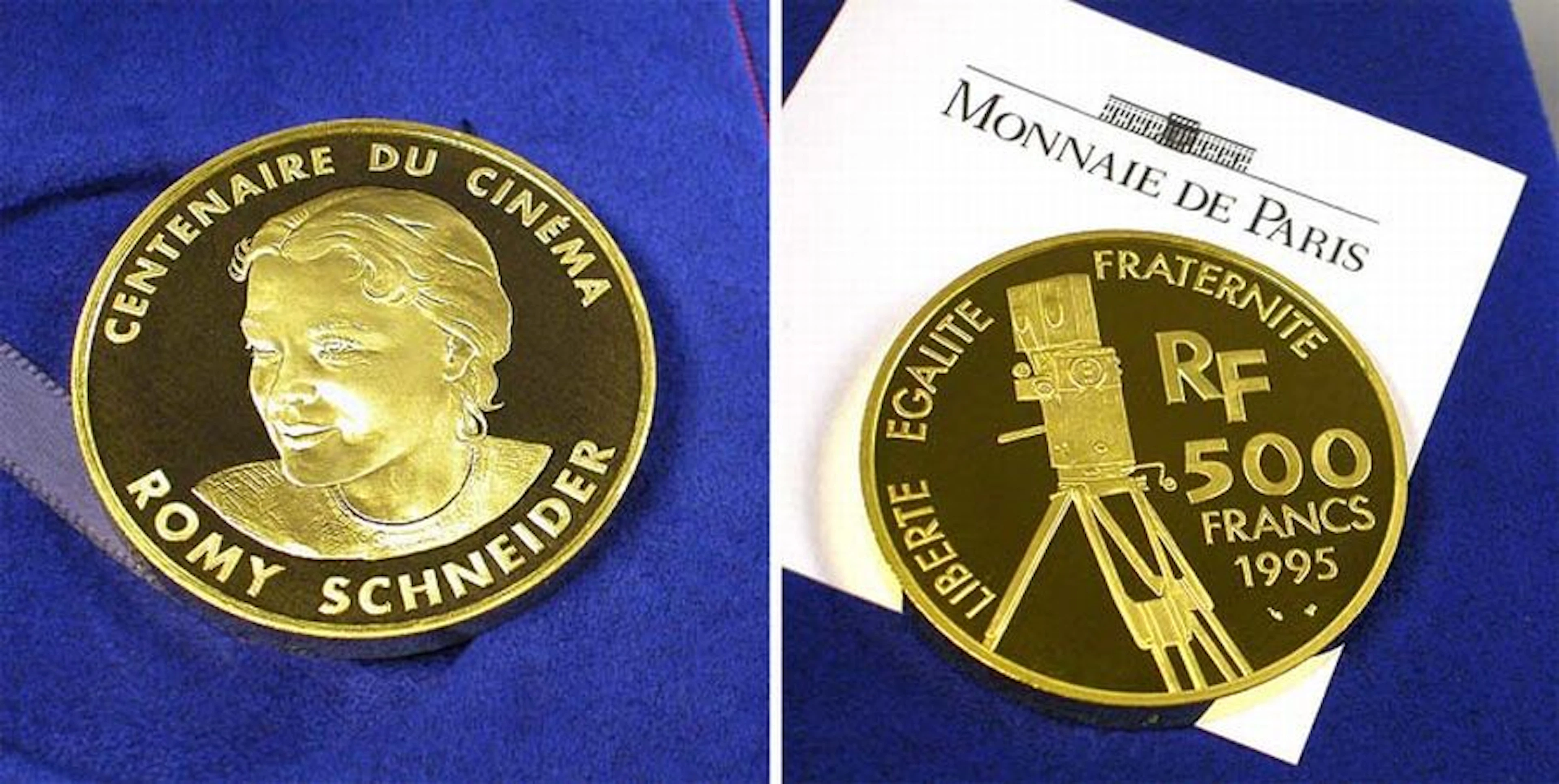 France: 1995 5 Ounce Gold, Romy Schneider