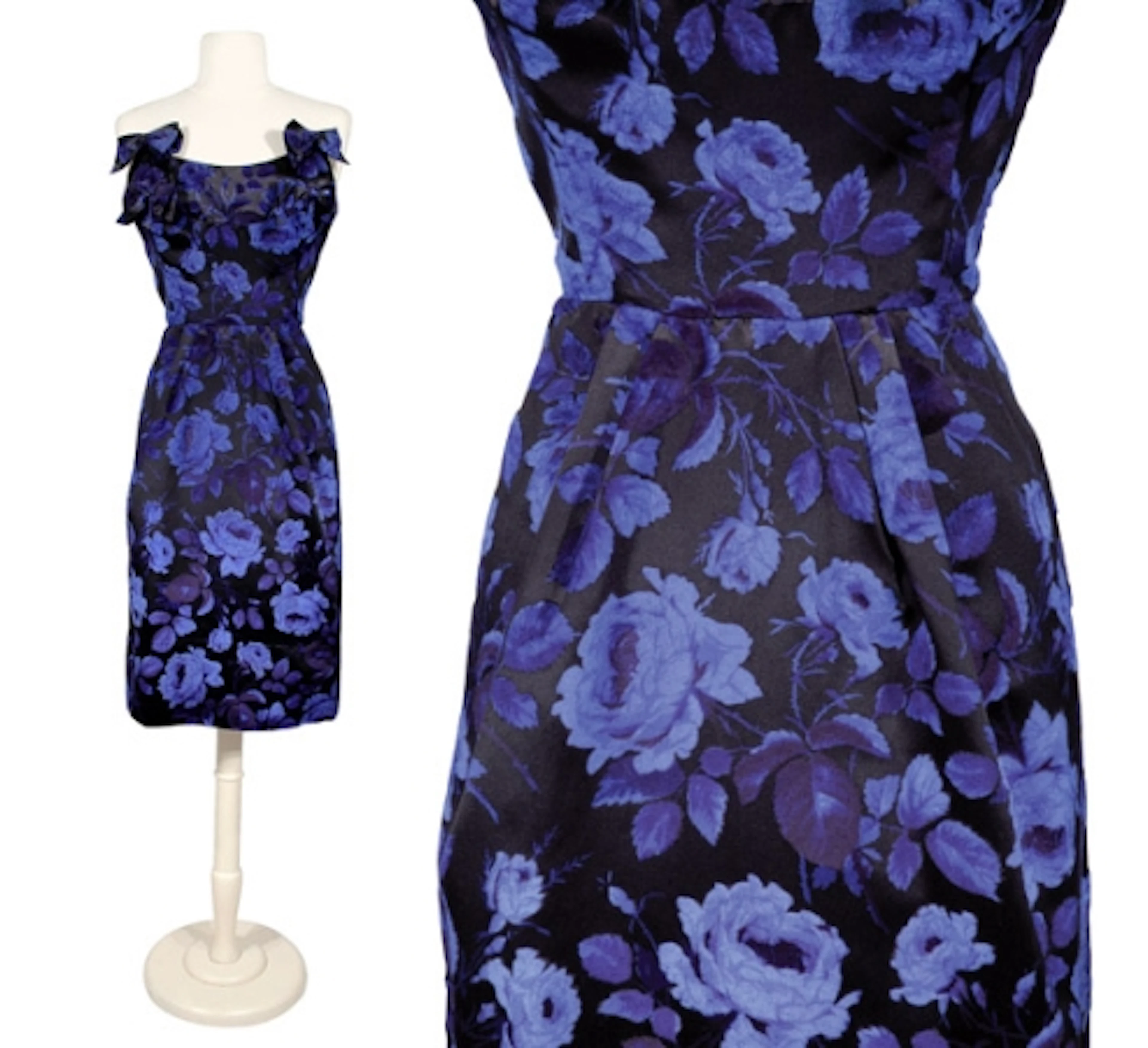 Mainbocher Coupe de Velours Cocktail Dress