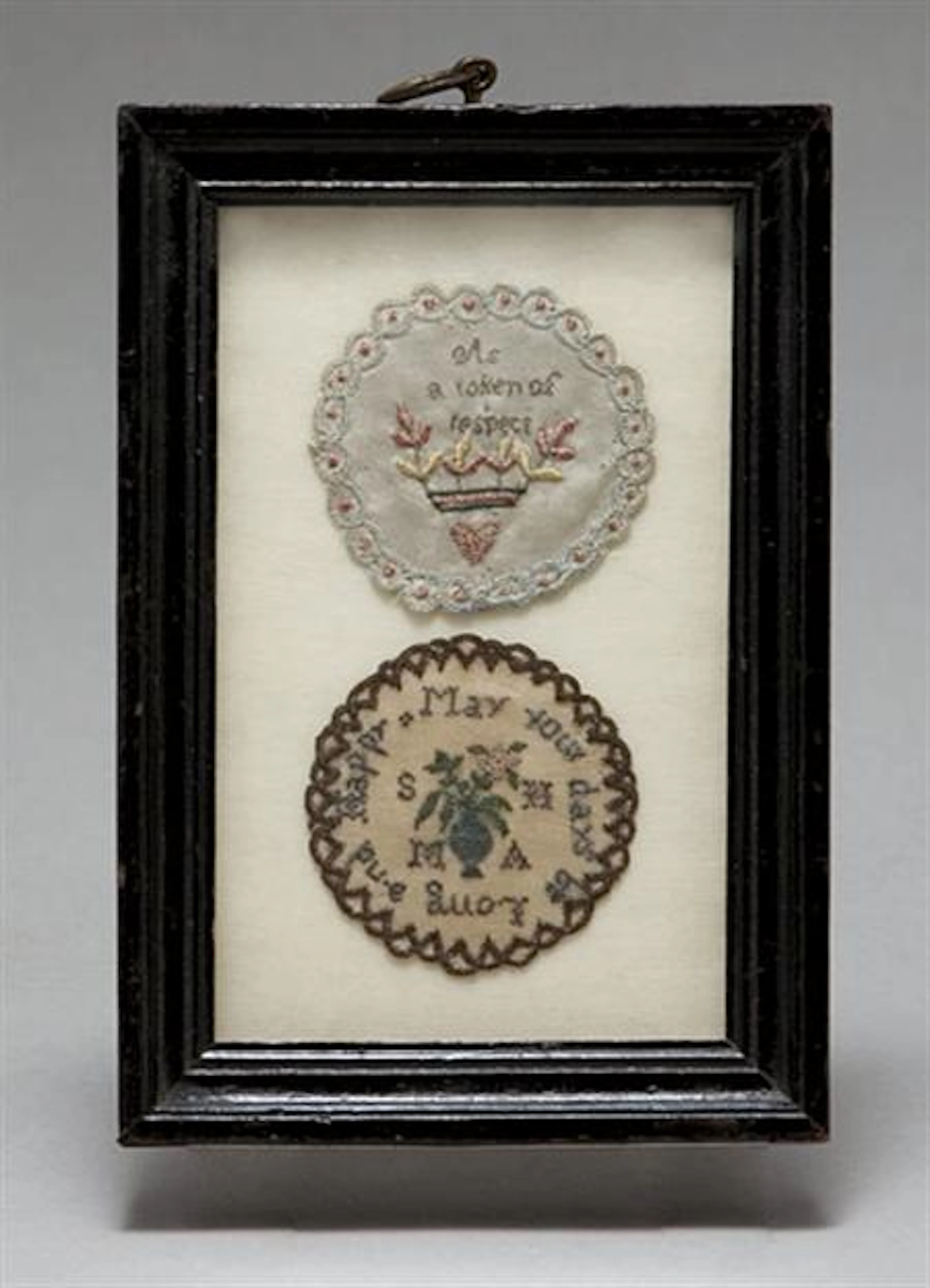 Two English Needlework Watch Samplers