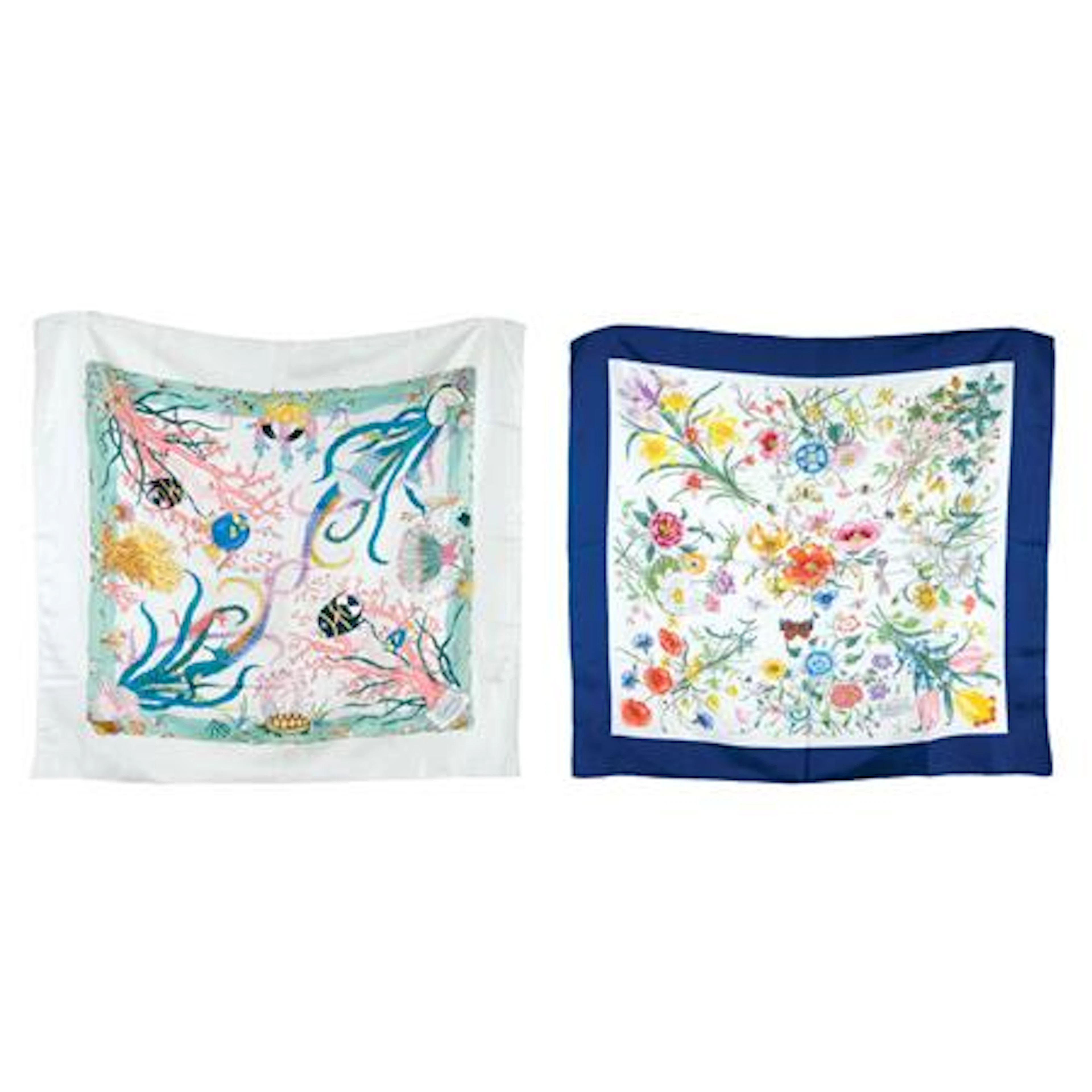 Two V. Accornero for Gucci Scarves
