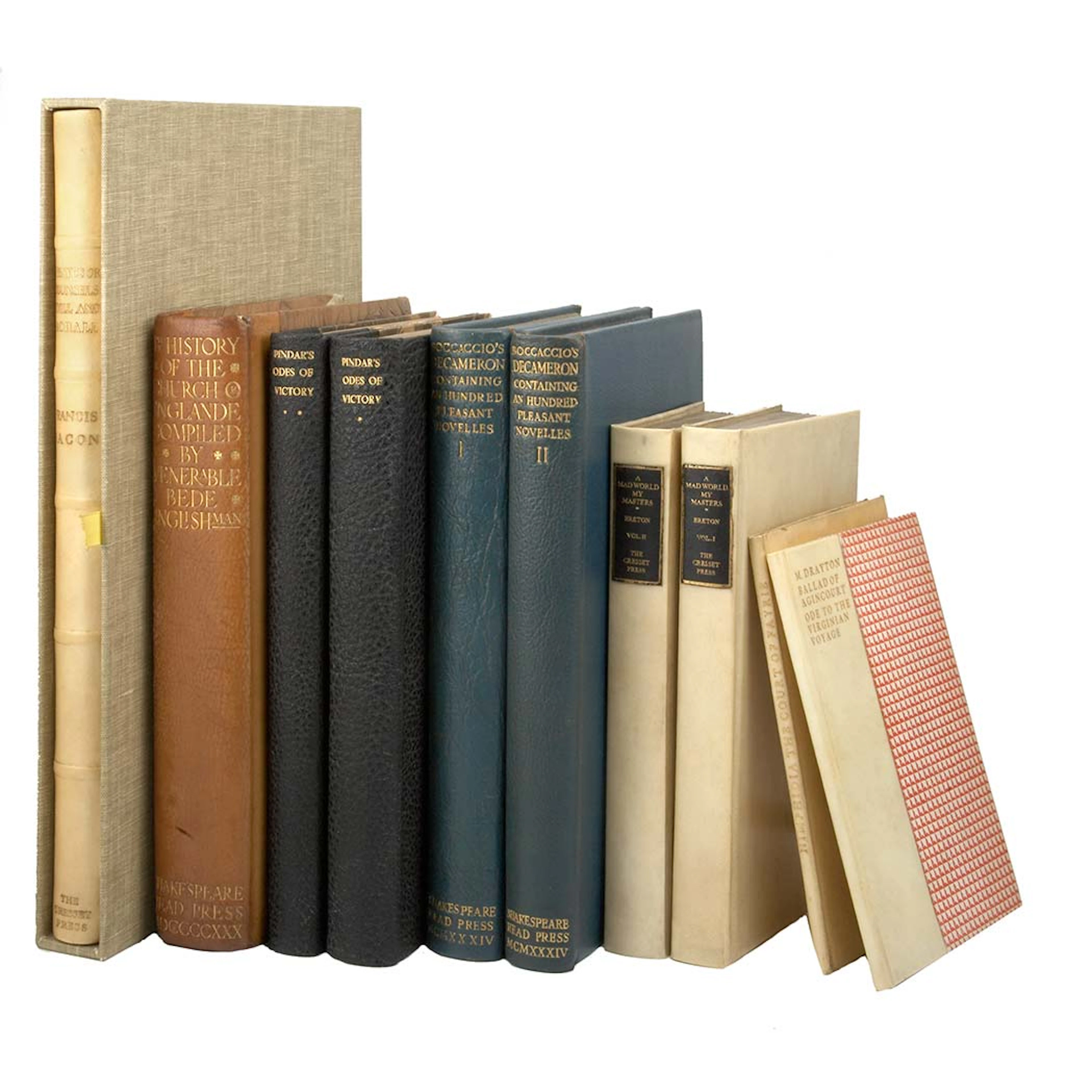 [ENGLISH PRIVATE PRESS] Group of five titles