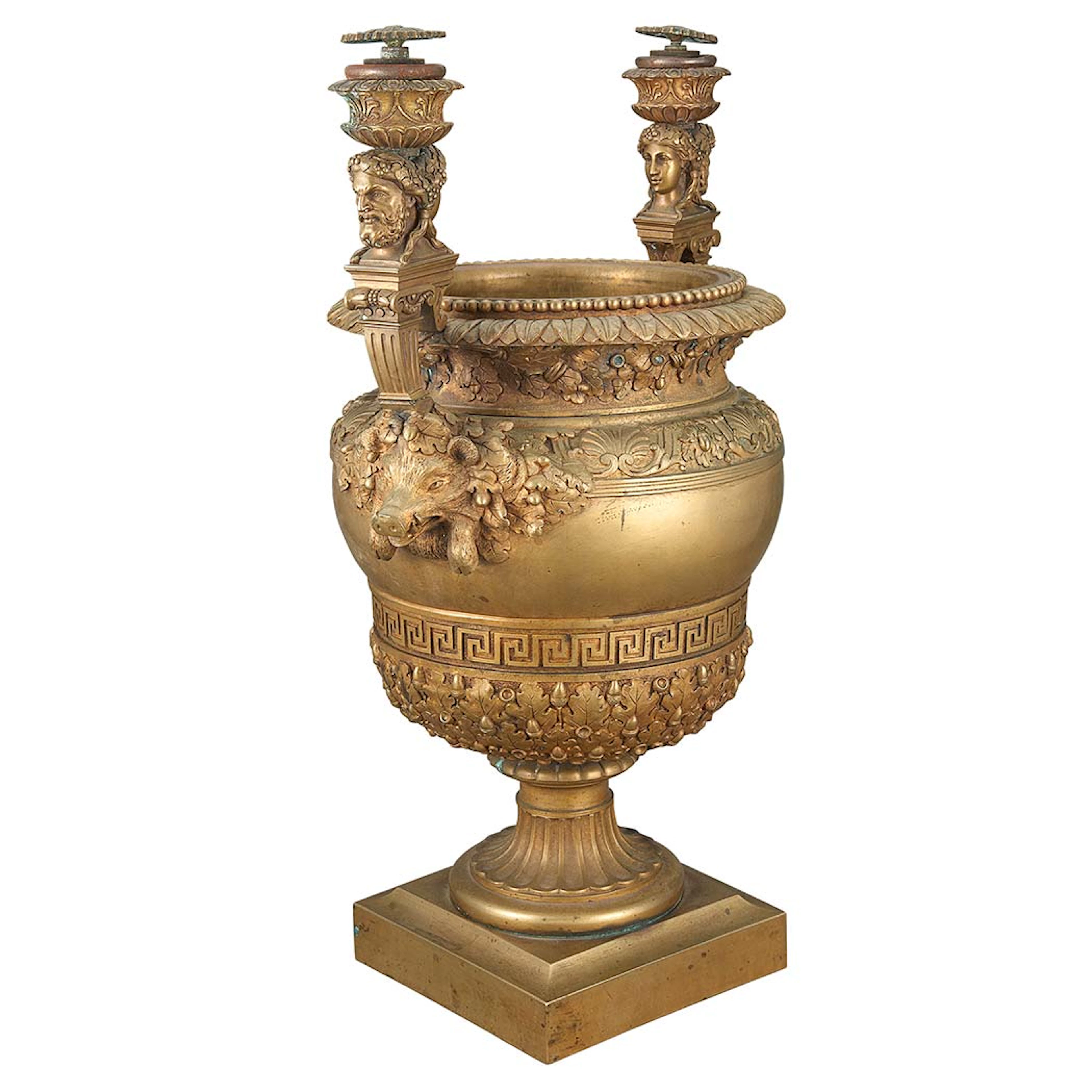 Louis XIV Style Gilt-Bronze Urn