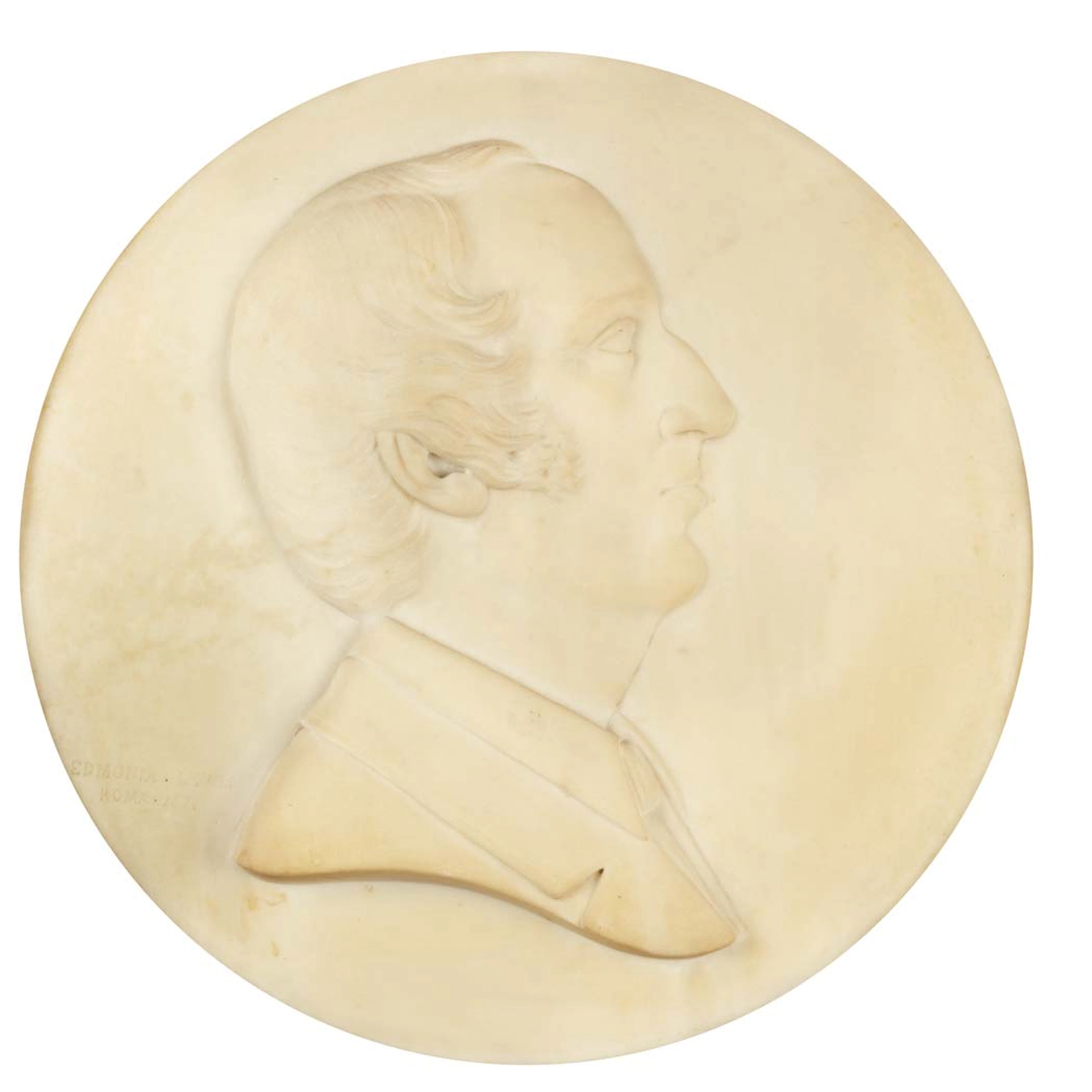 Portrait Medallion of Wendell Phillips