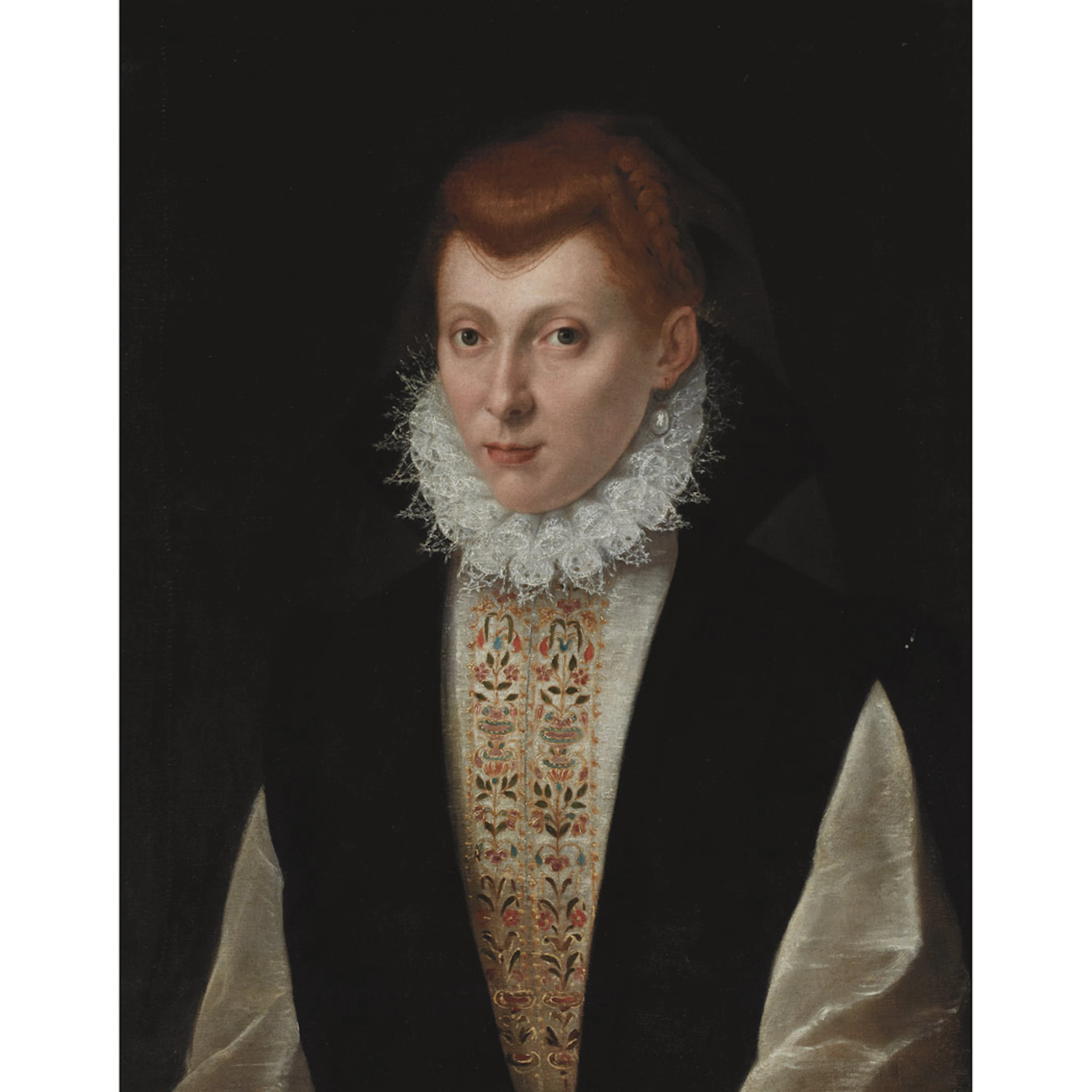 Follower of Sofonisba Anguissola Woman in a Small Ruff