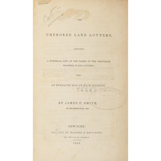 [NATIVE AMERICAN] Group of five titles. Comprising: Speeches on the Passage of the Bill for the Removal of the Indians...