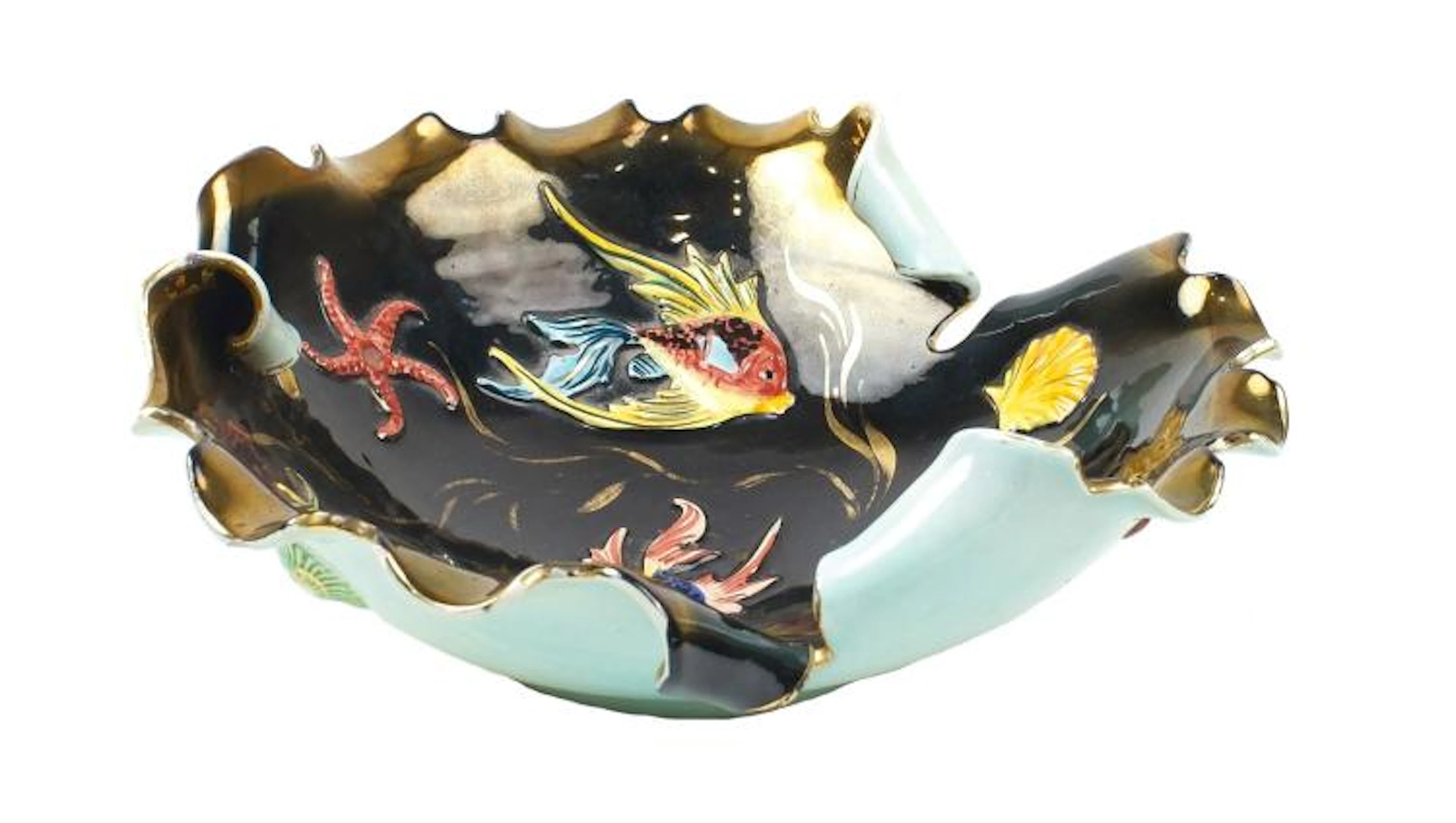 CENTROTAVOLA VINTAGE IN CERAMICA MONAZUR
