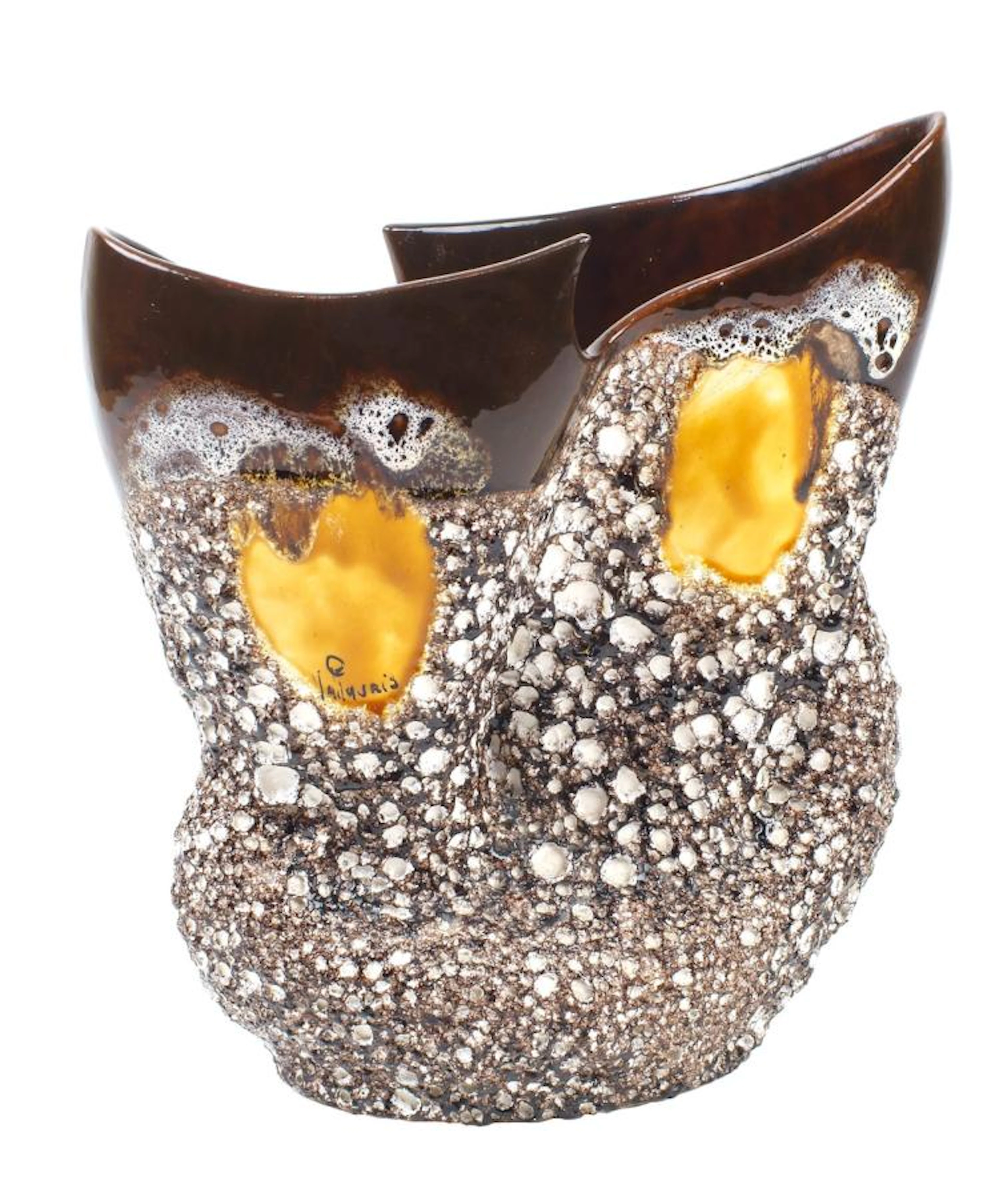 VALLAURIS, VASO VINTAGE IN CERAMICA