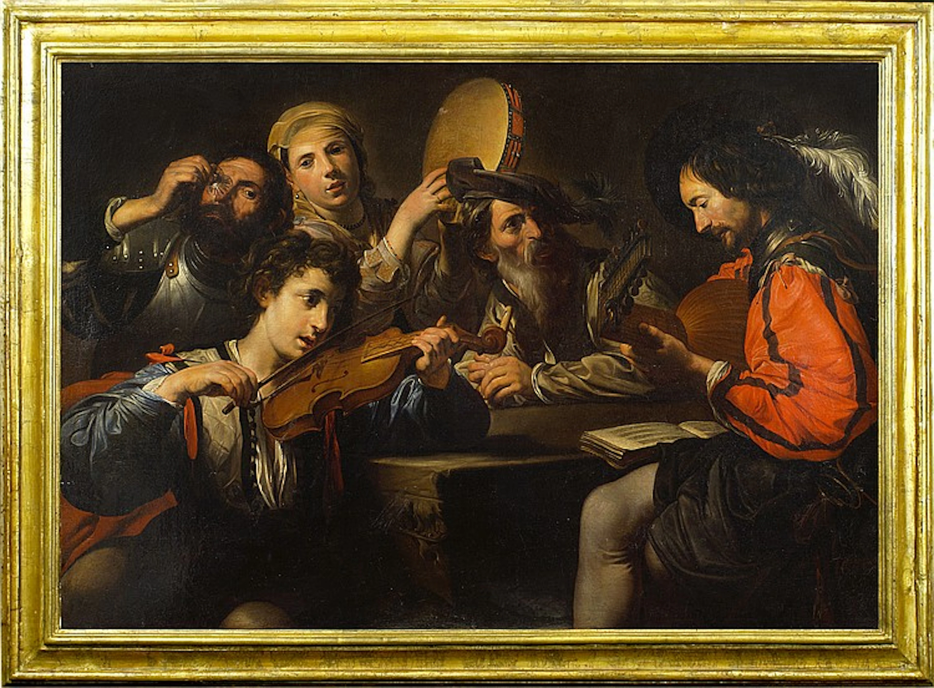 Valentin de Boulogne, coeval copy from
