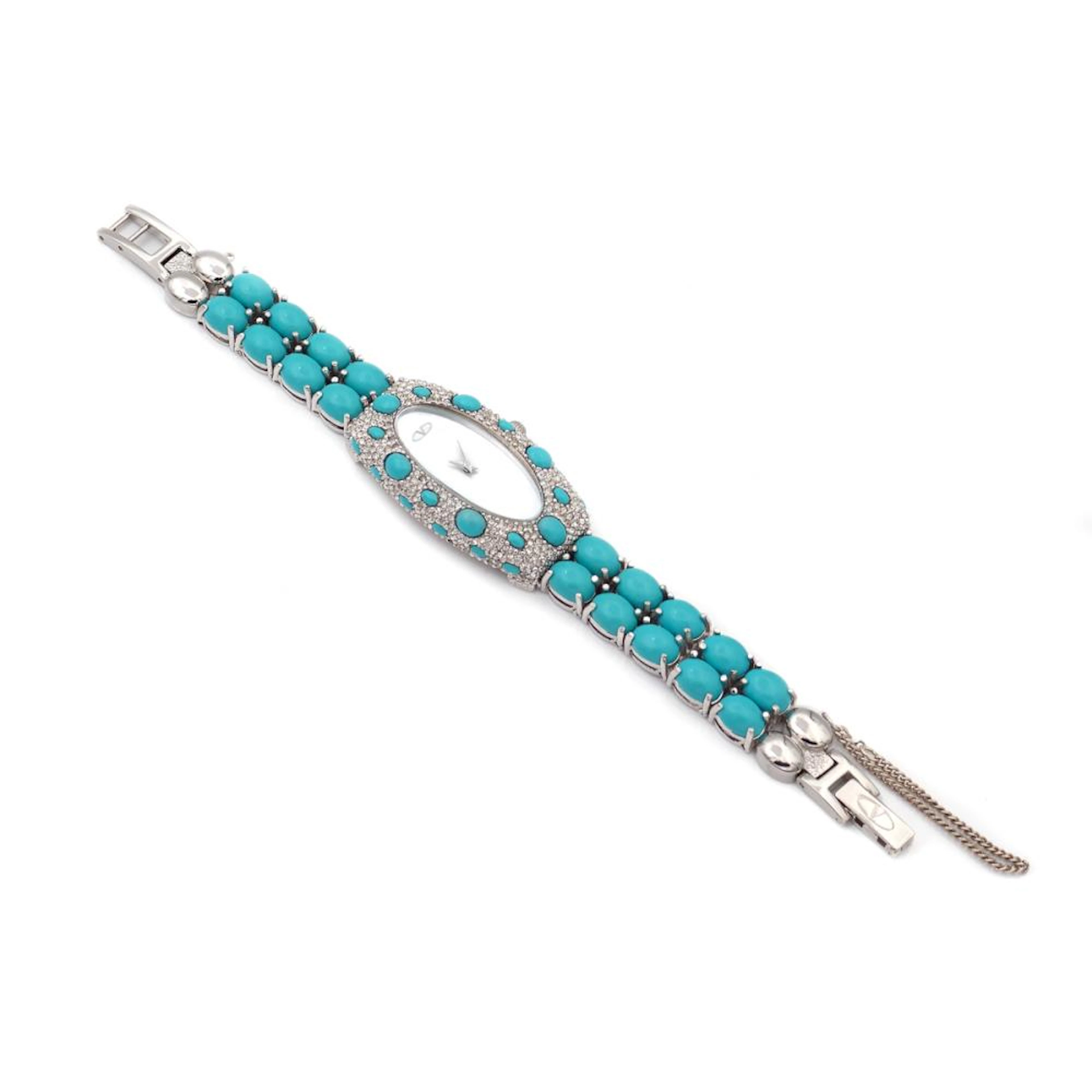 VALENTINO, VINTAGE BIJOU BRACELET WATCH L. 16 CM.