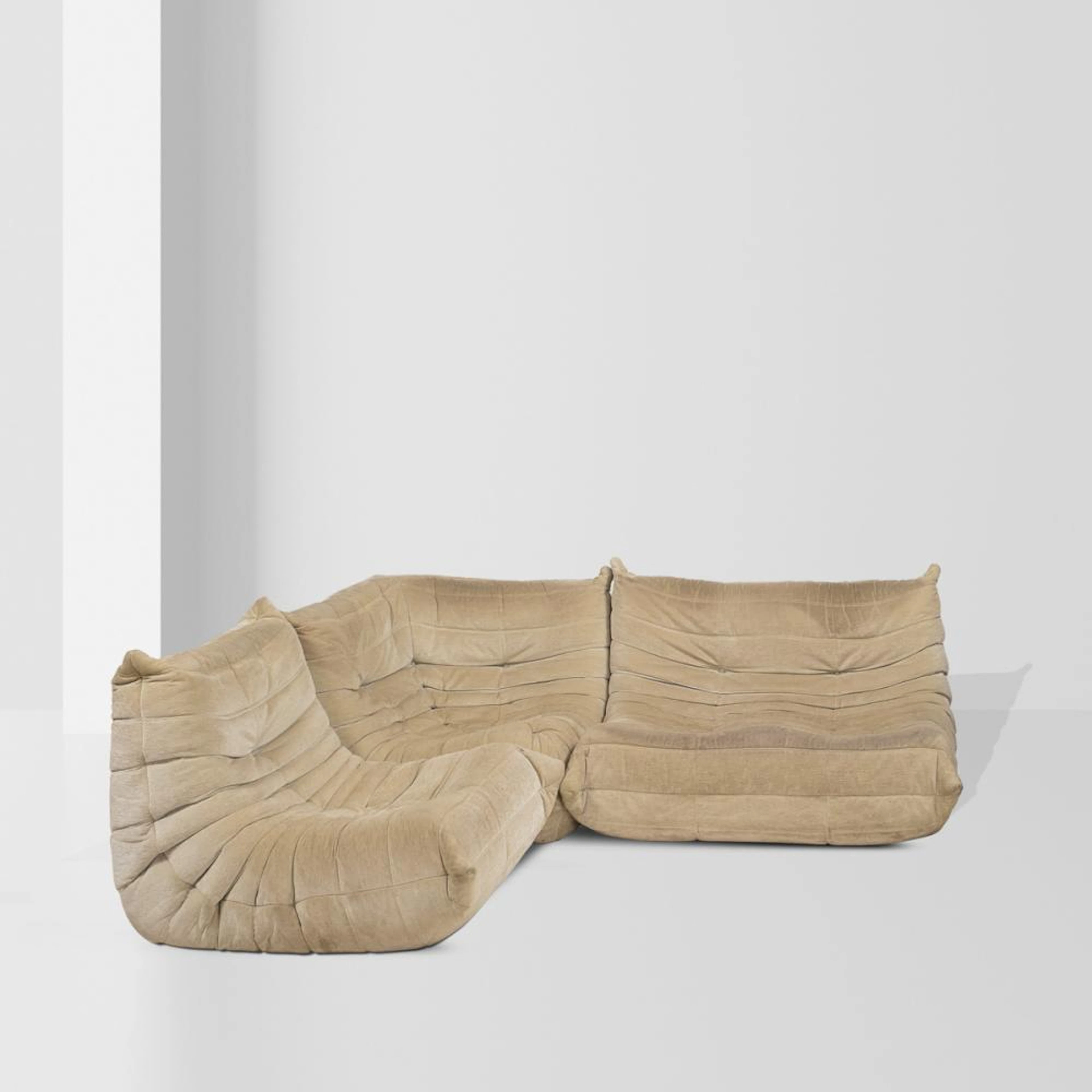 Michel Ducaroy, prod. Ligne Roset (3) France, 1980s 70x240x190 cm.