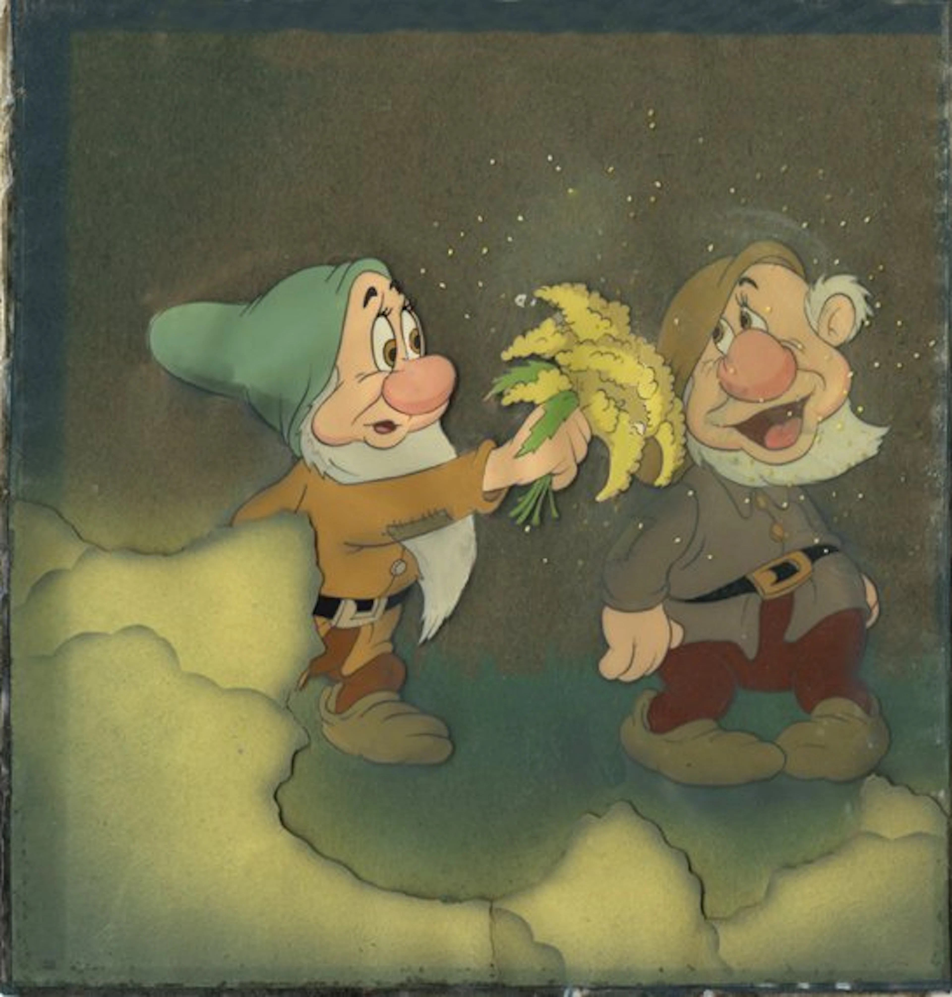 Production cel from Snow White and the Seven Dwarfs