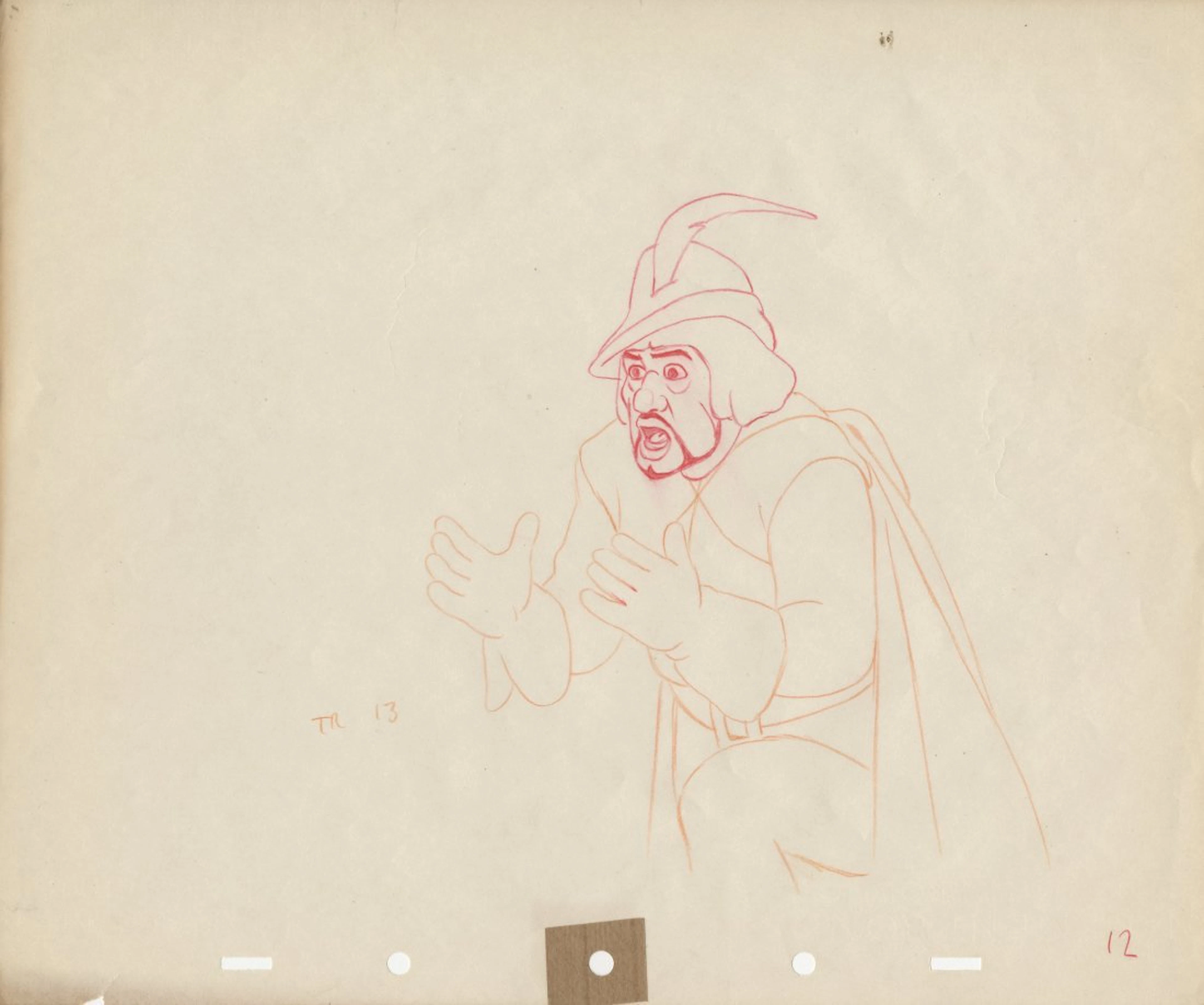 Rotoscope drawing and photo from Snow White and the