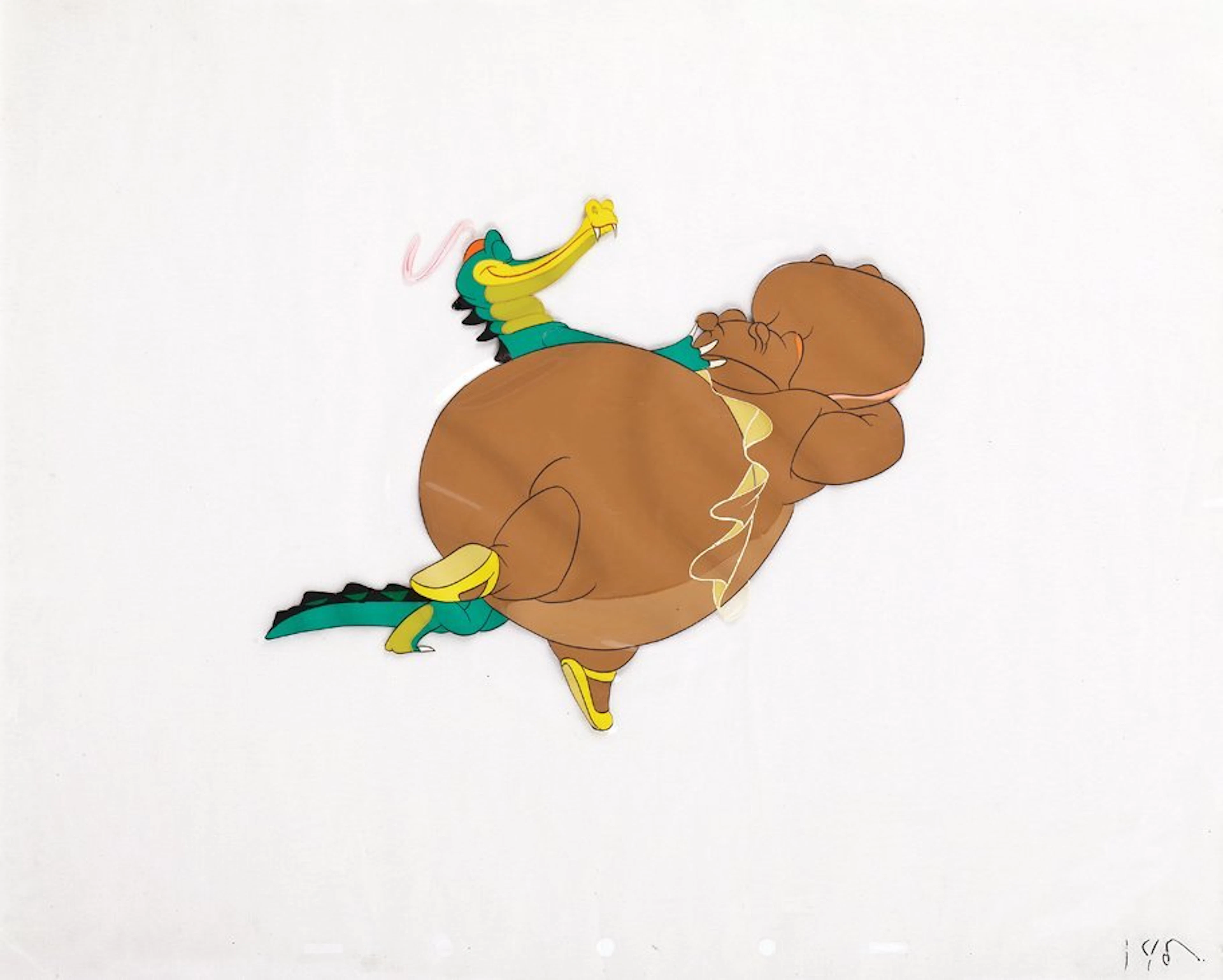 Production cel from Fantasia .