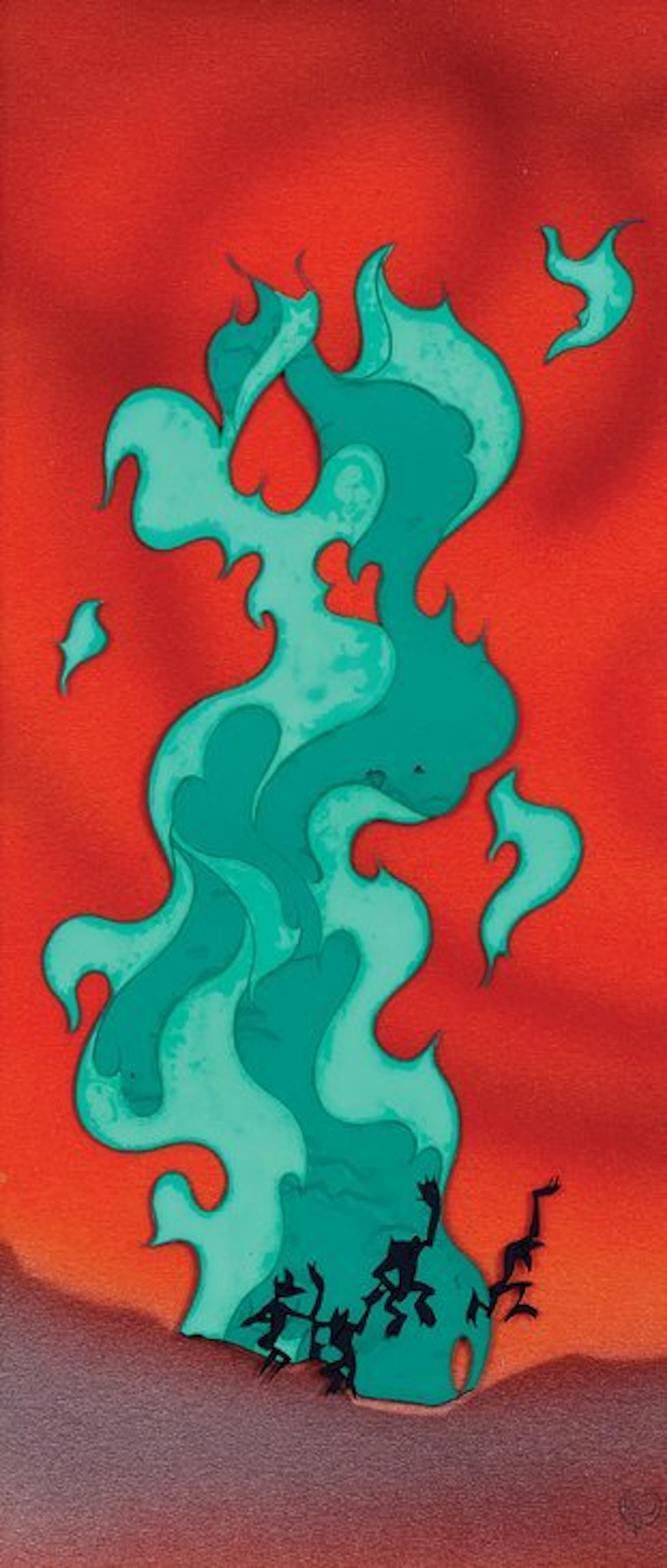 Original production cel of “Dancing