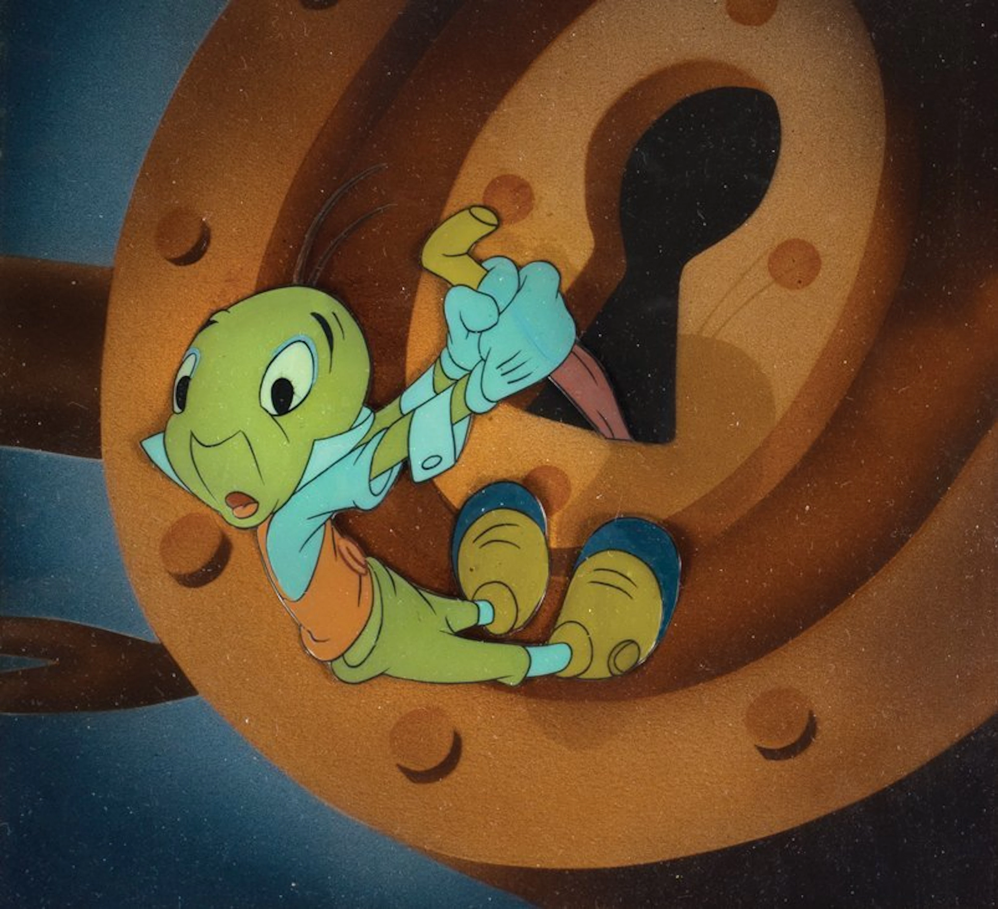 Original production cel featuring “Jiminy