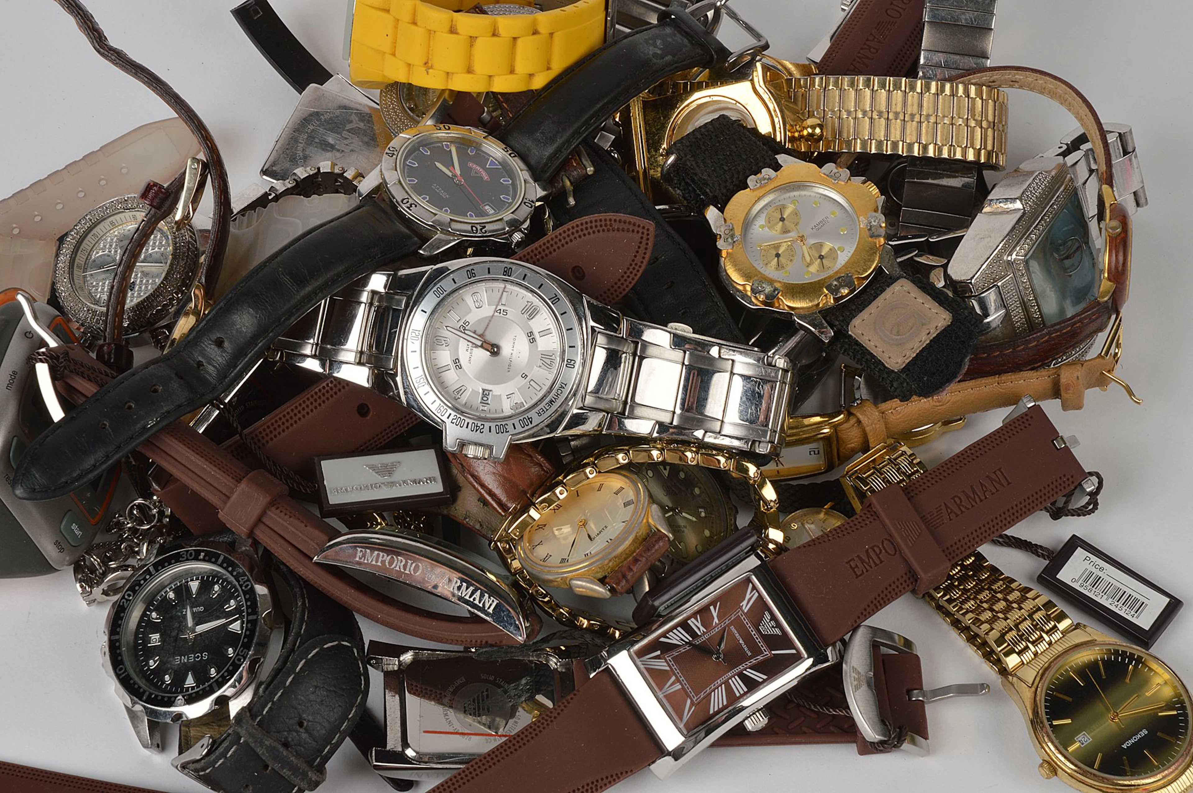A collection of fashion watches, to include