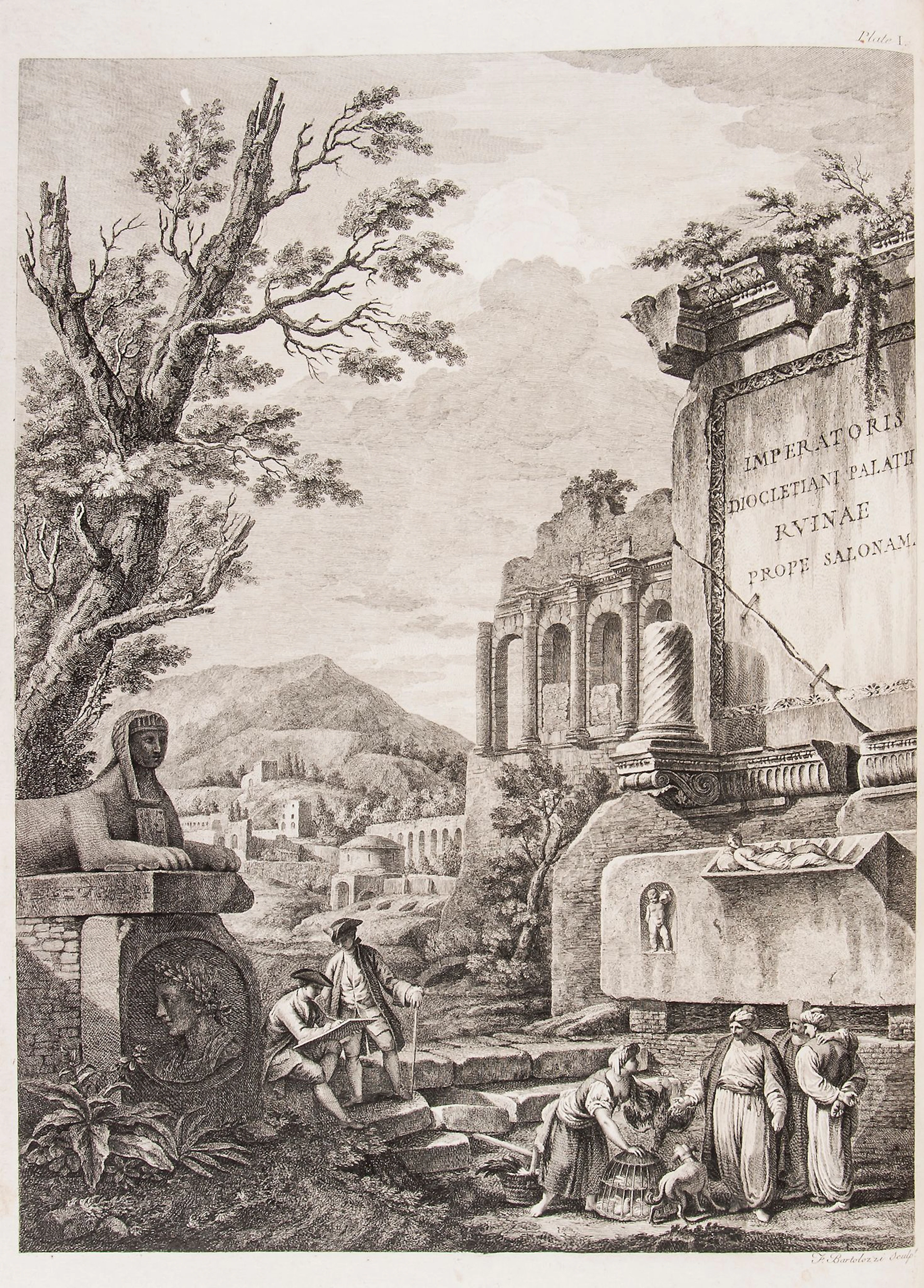 Adam (Robert) - Ruins of the Palace of the Emperor Diocletian at Spalatro in Dalmatia,