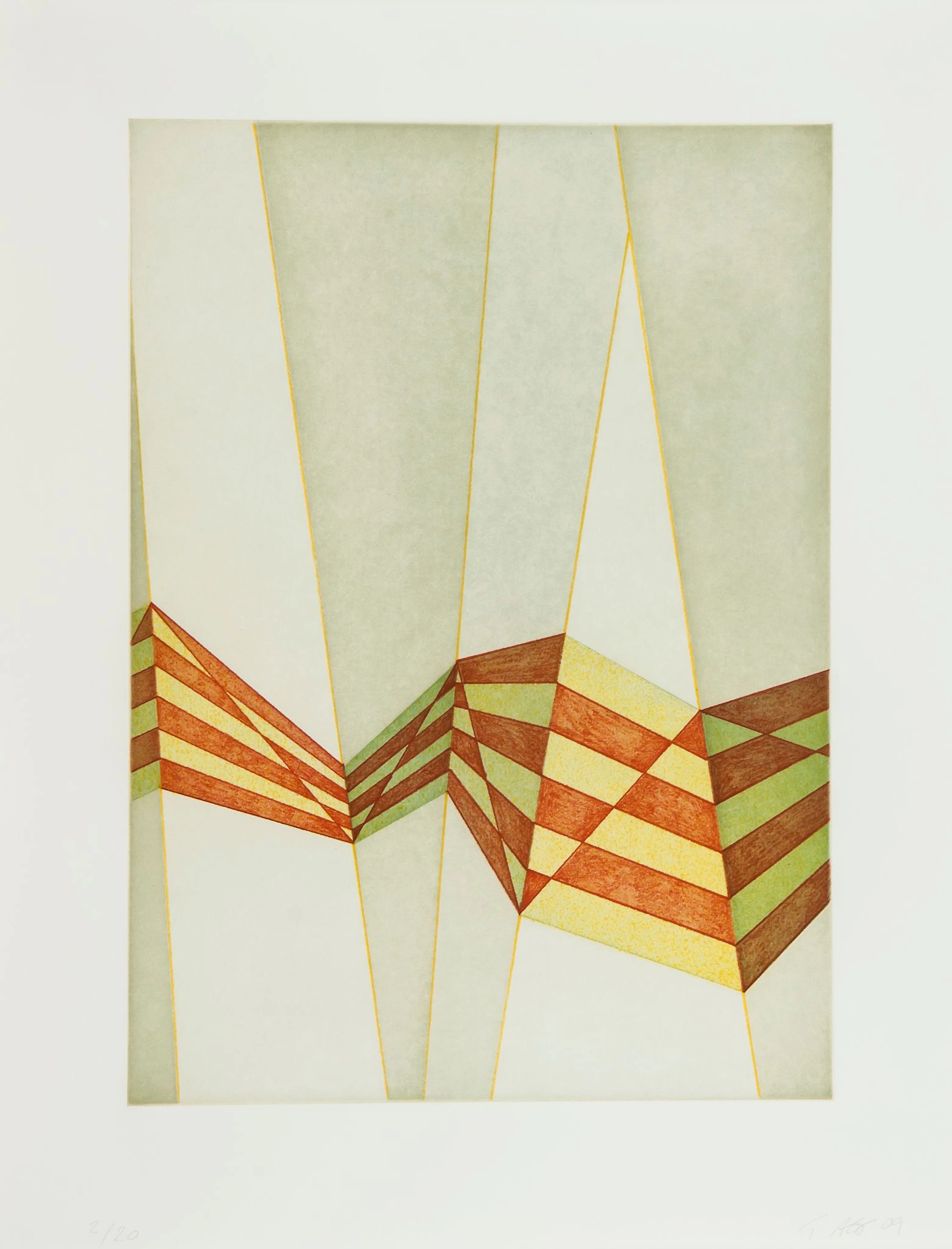 Tomma Abts (b.1967) - Untitled (Triangle)