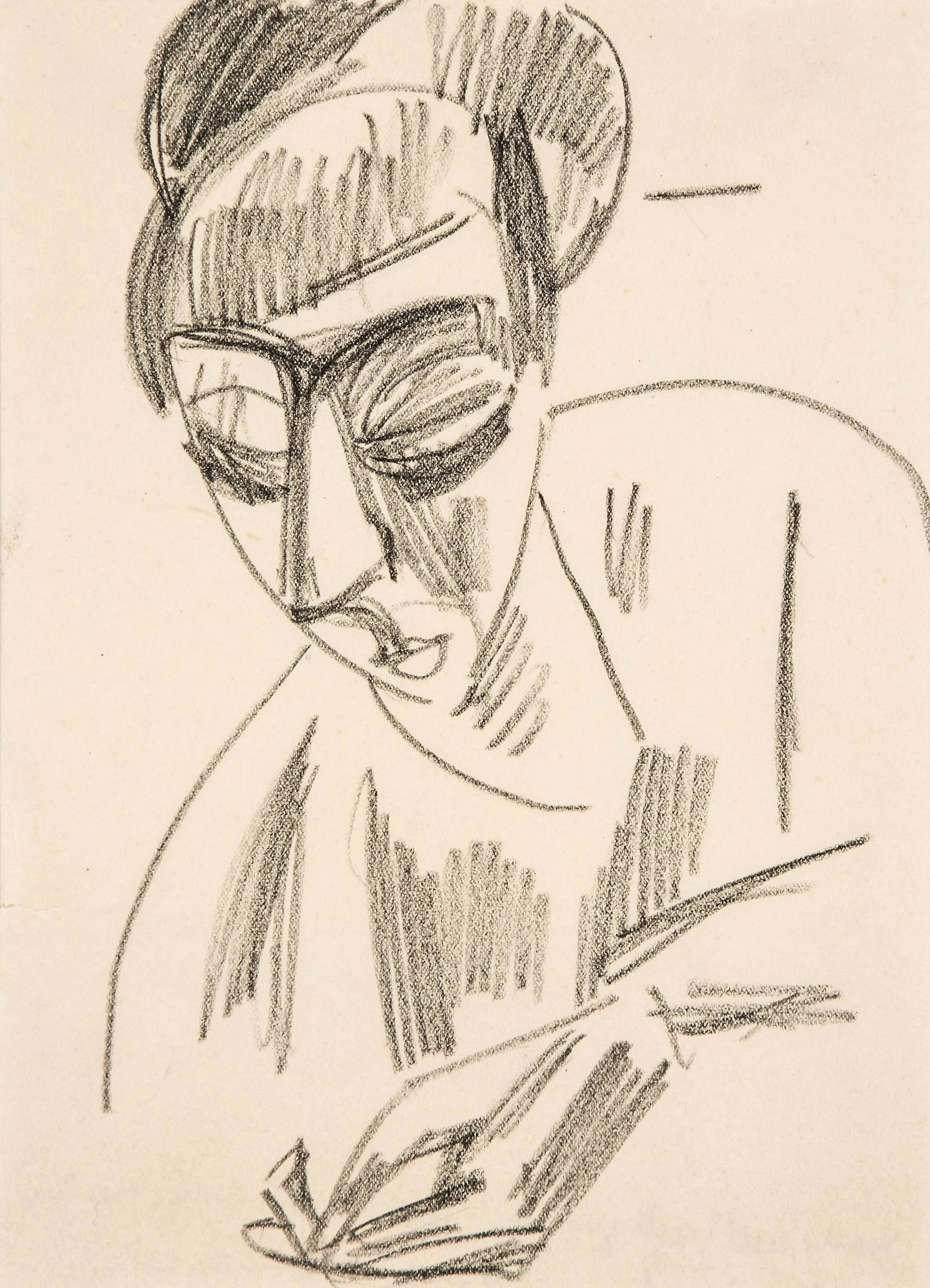 Raoul Hausmann (1886-1971) - Portrait of Hannah Hoch, 1915