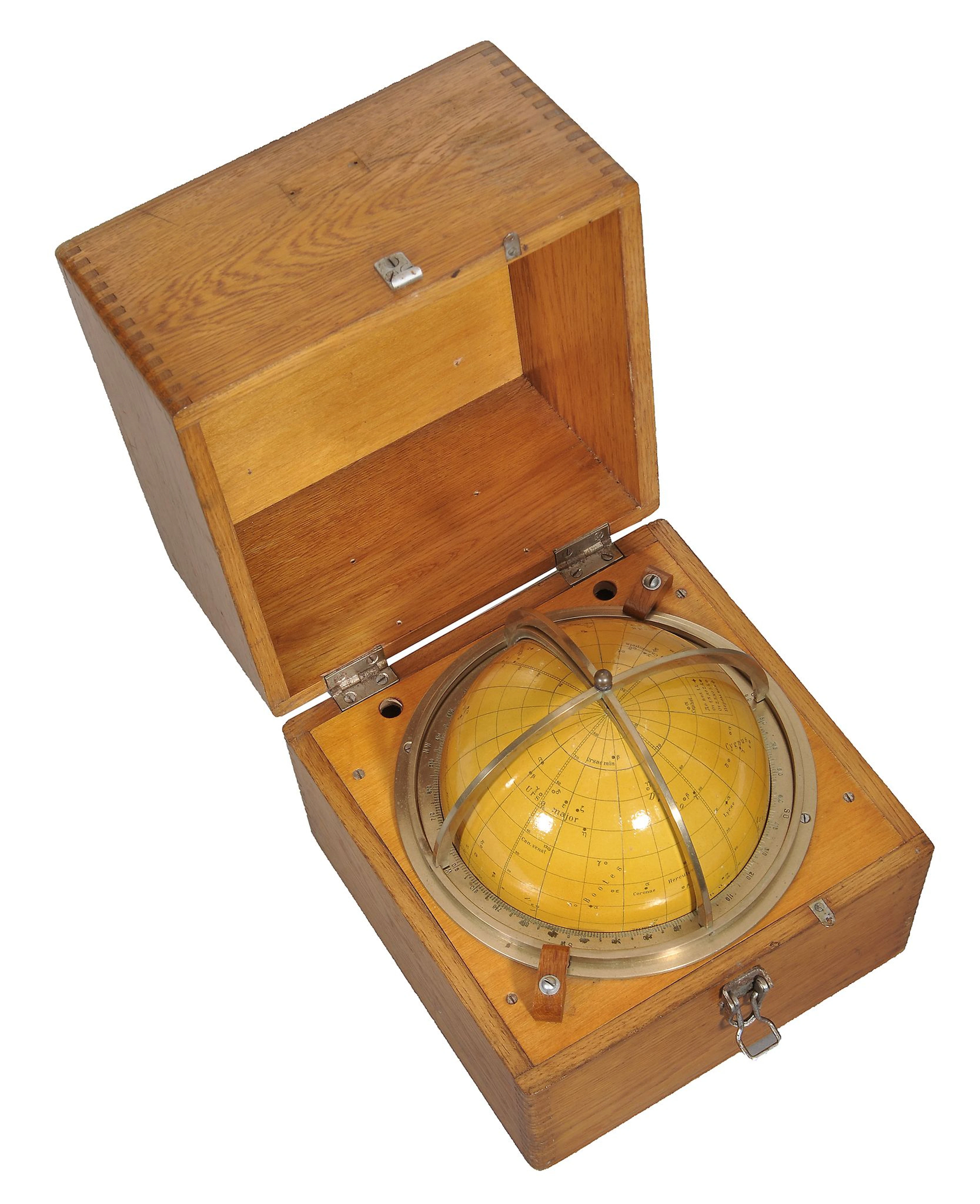 A Russian Soviet era 6.5 inch celestial 'star' globe Unsigned