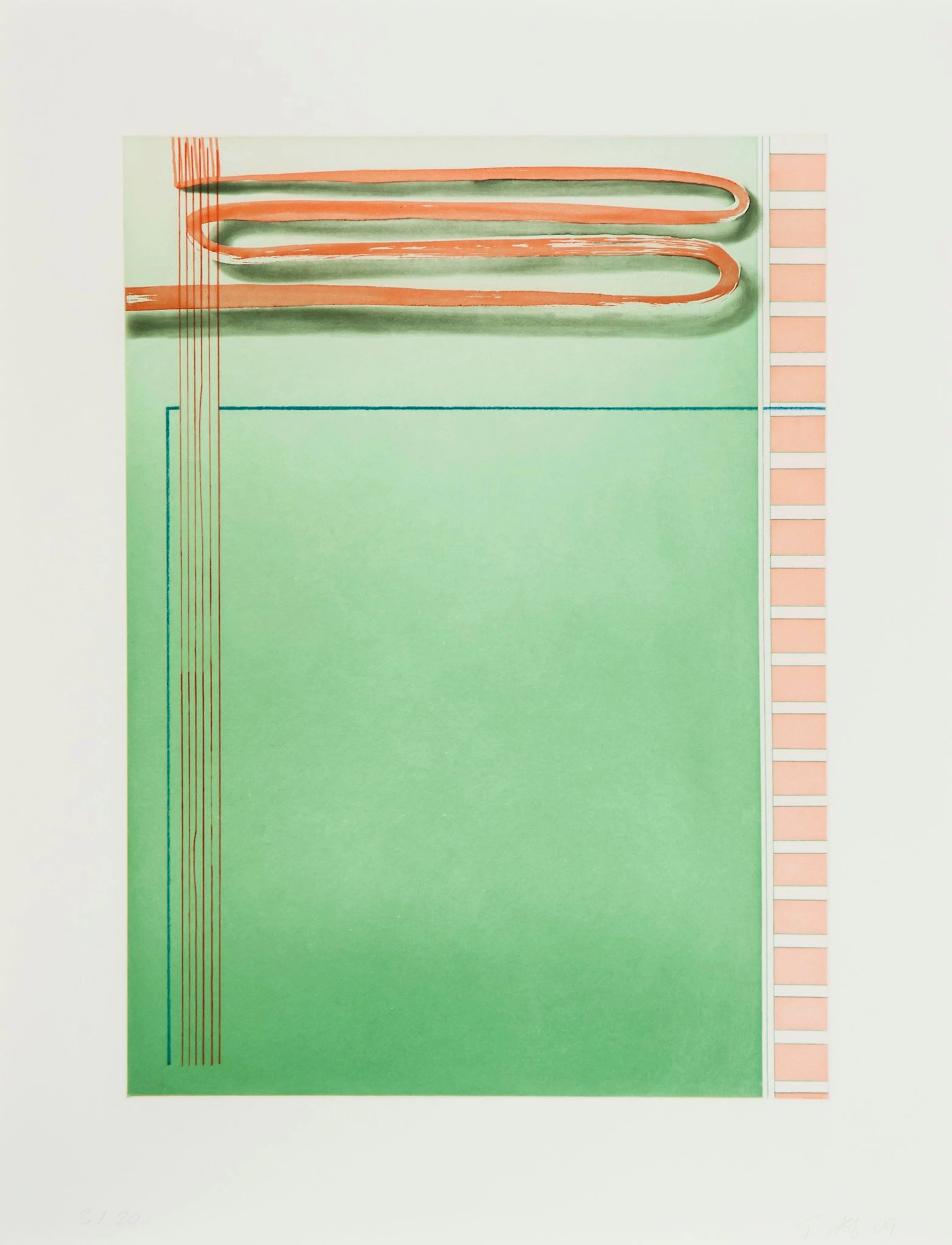 Tomma Abts (b.1967) - Untitled (Brushstroke)