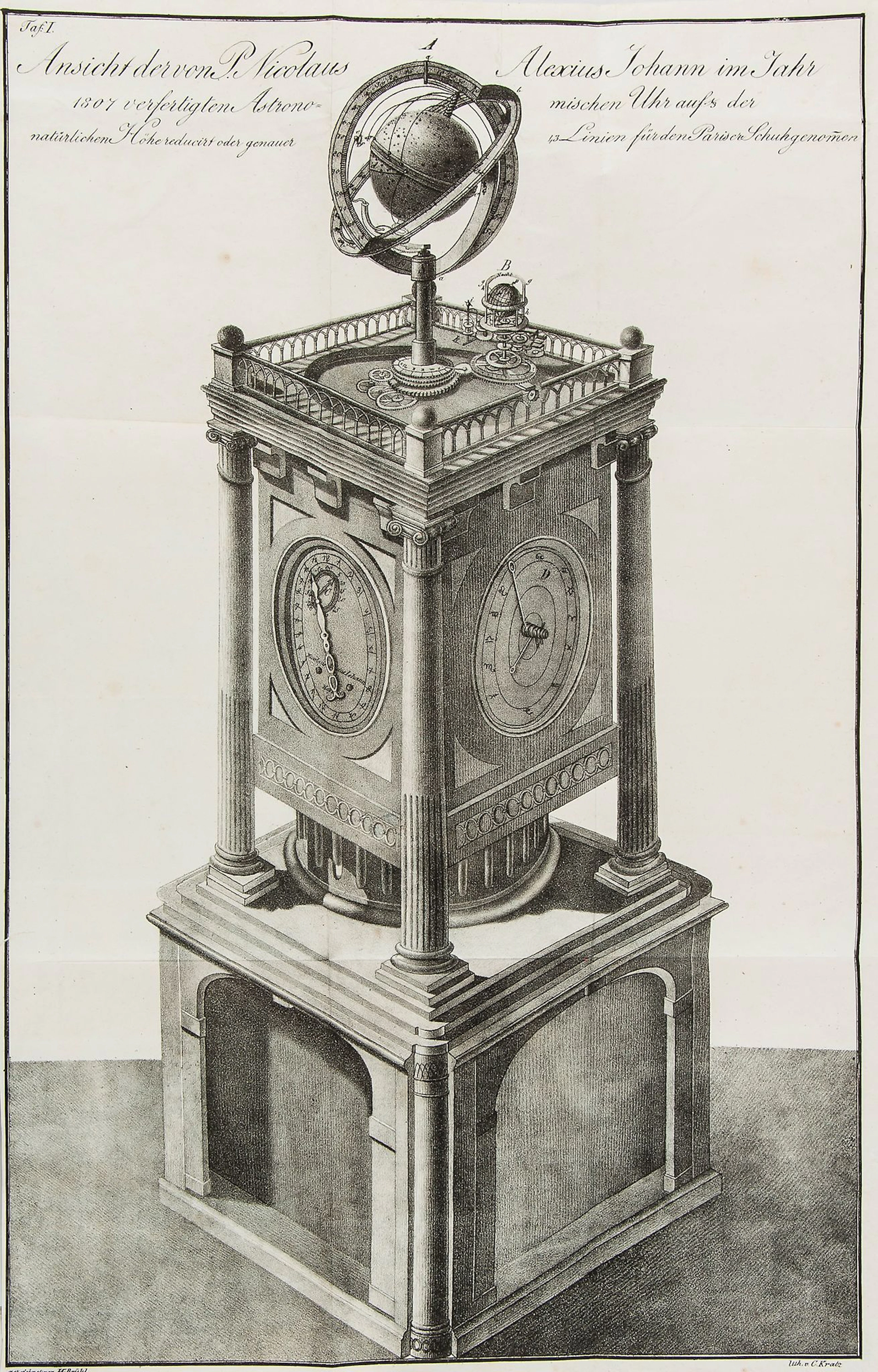 Beschreibung des Astronomischen Uhr, welche von Herrn Nicolaus Alexius Johann