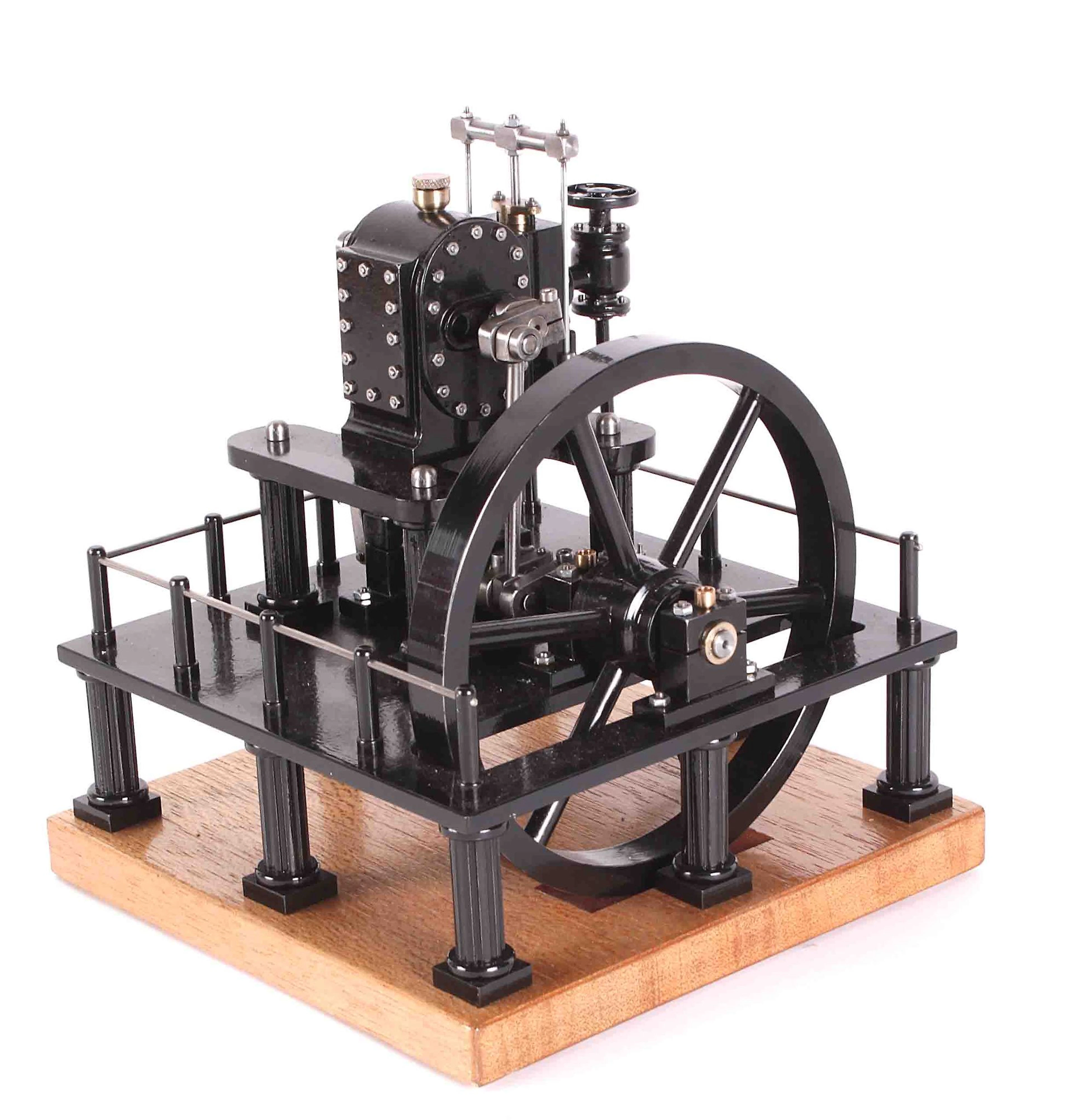 A well engineered model of a Simpson & Shipton short stroke rotary steam engine